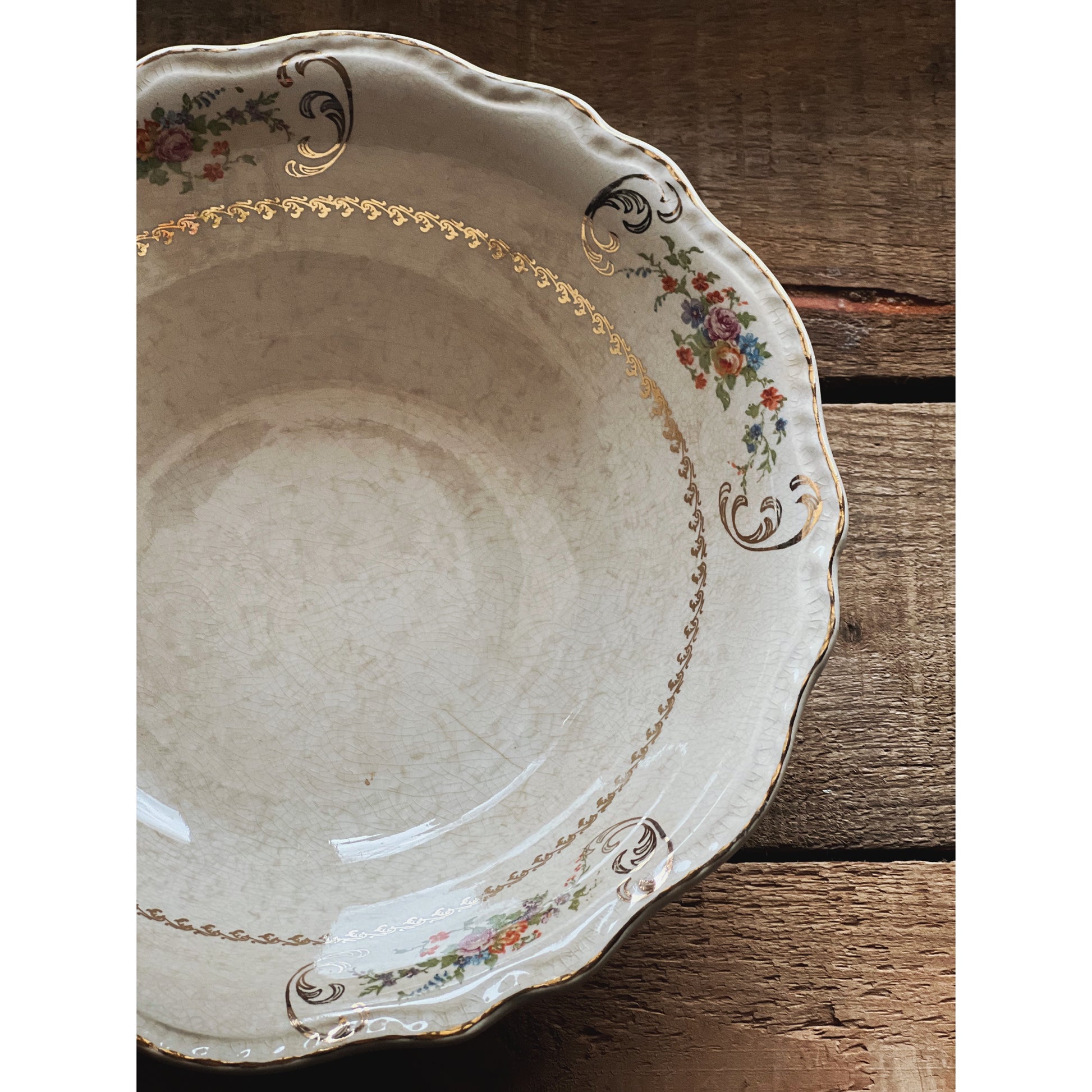 Vintage Steubenville Ivory Vegetable Bowl