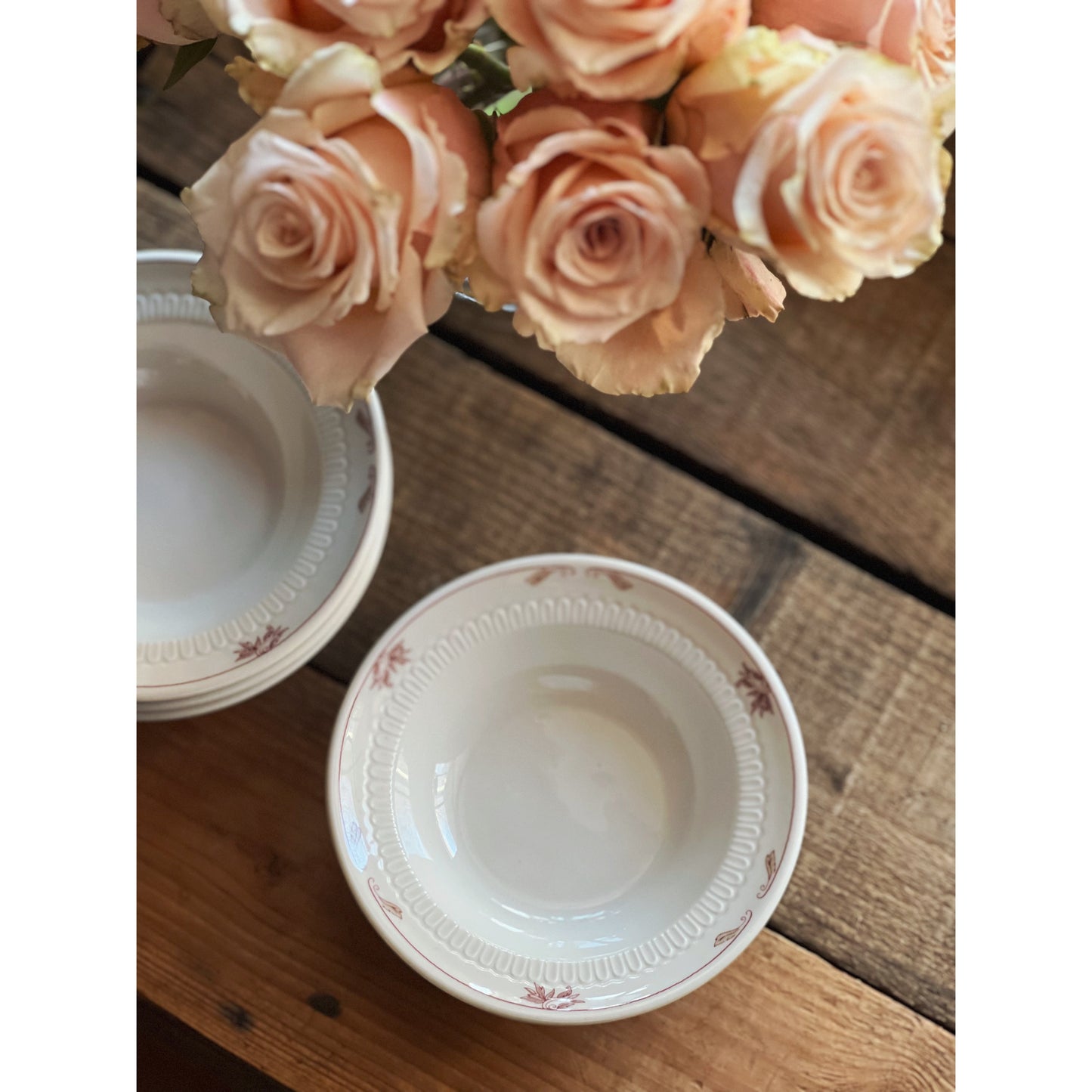 Vintage Syracuse China Floral Berry Bowl