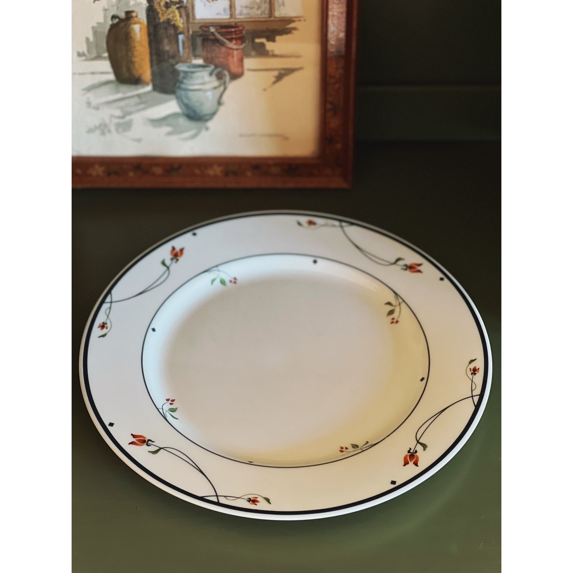 Set of 4 Vintage Gorham Ariana Town & Country Dinner Plates