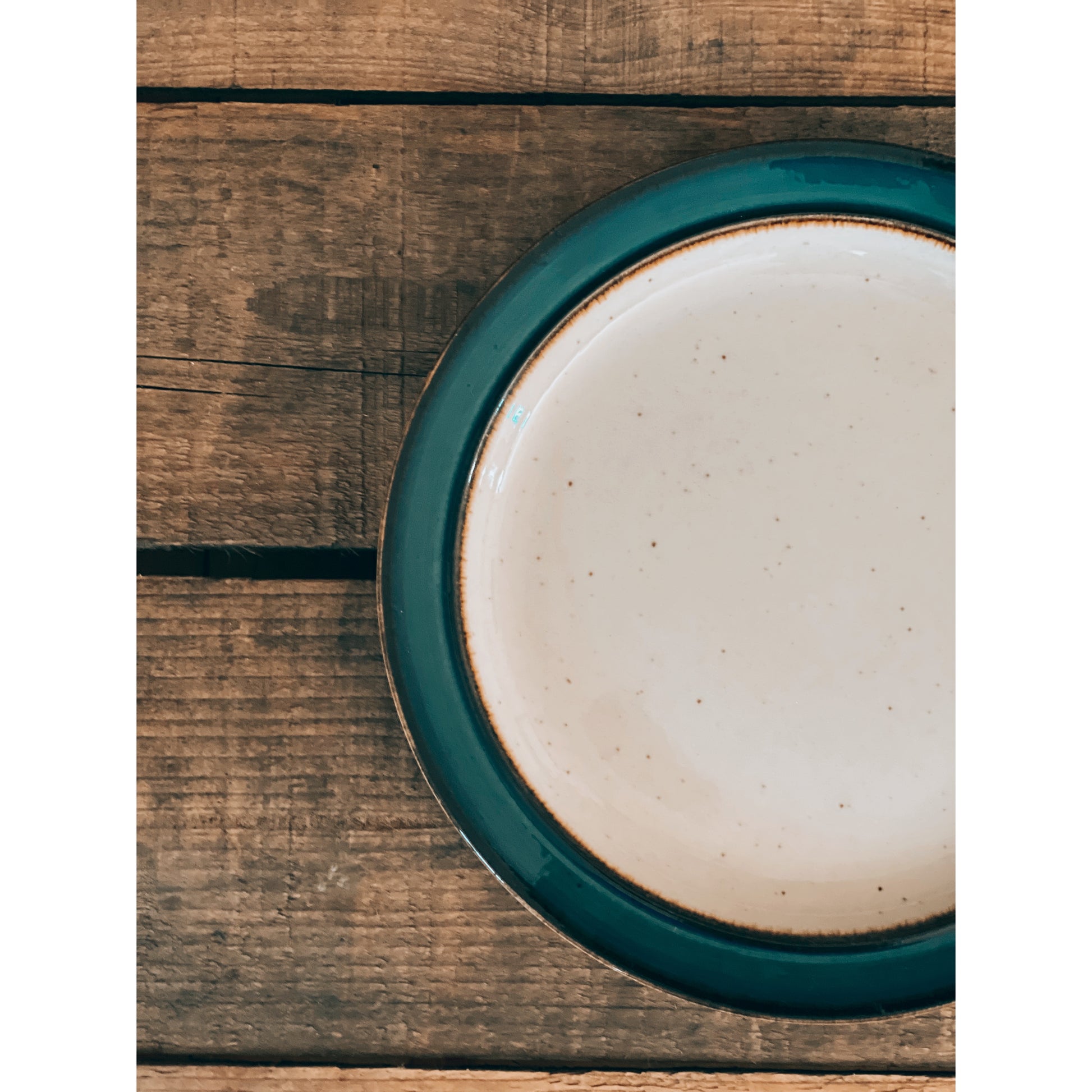 Vintage Sango Rainbow Stoneware Mariana Set of 4 Salad Plates / Dessert Plates