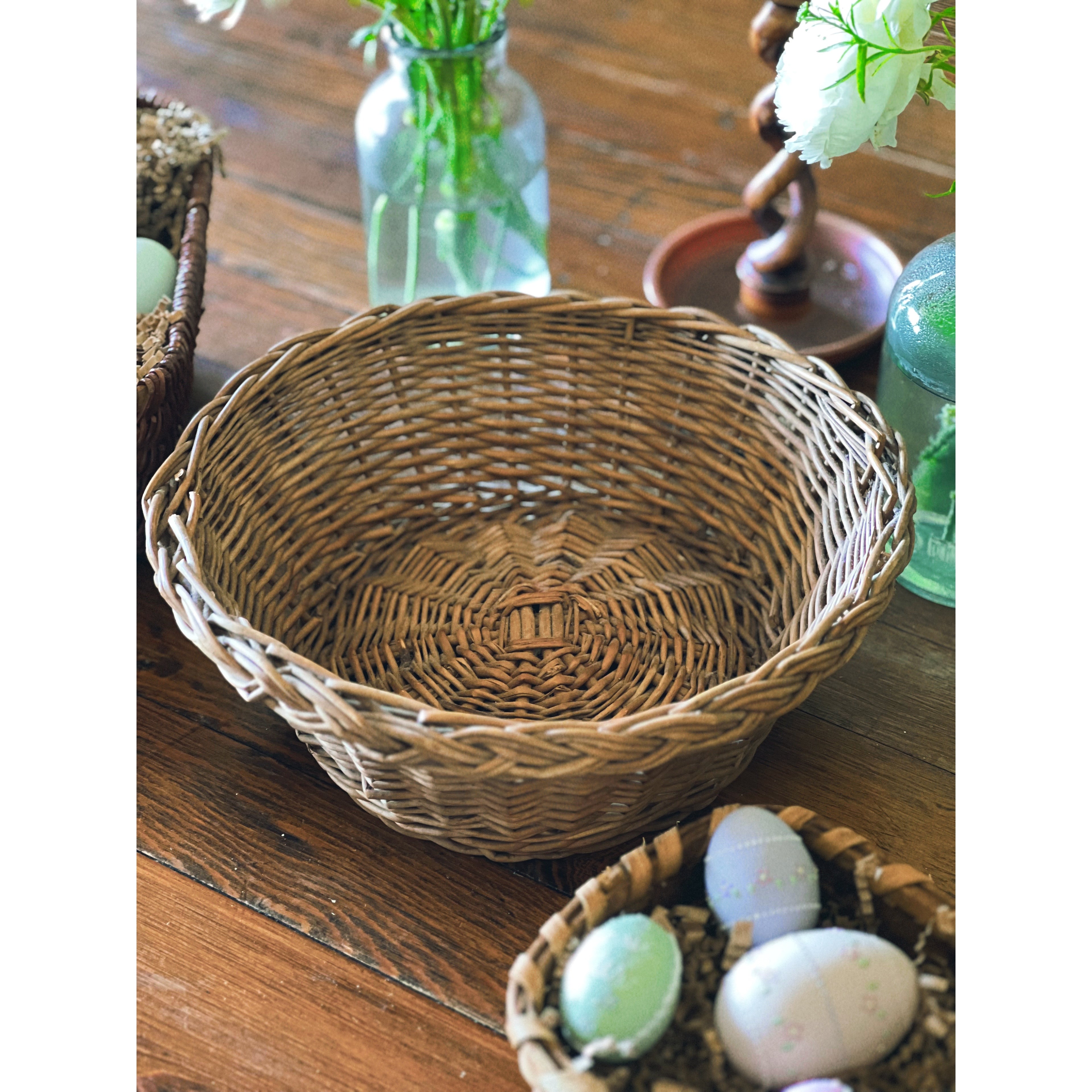 Vintage Round Bread Basket