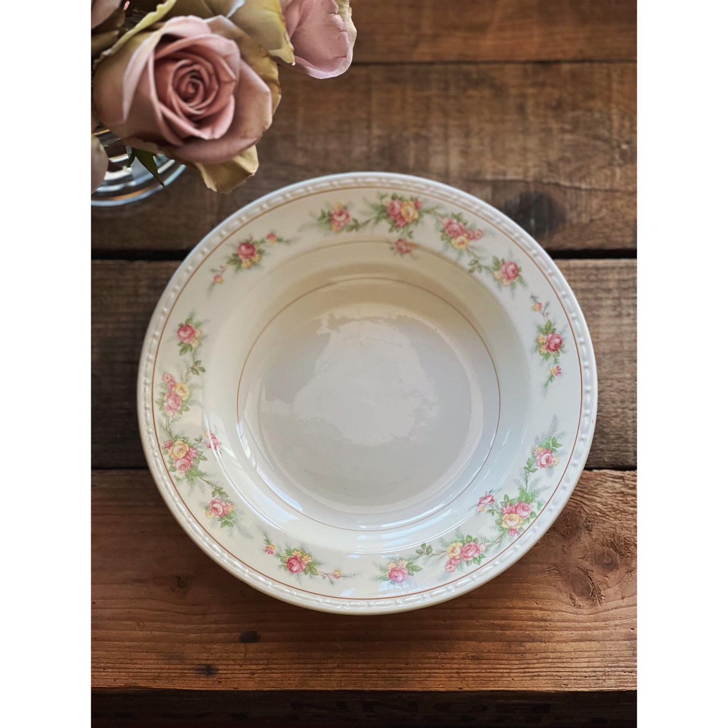 Set of 4 Vintage Homer Laughlin Eggshell Georgian Countess Soup Bowls