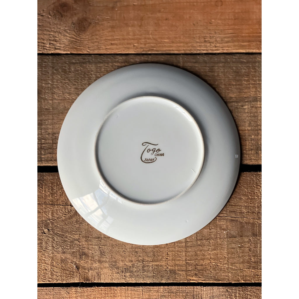 Vintage Togo Japan Floral Bread & Butter Plate | 6.5" Midcentury Dinnerware