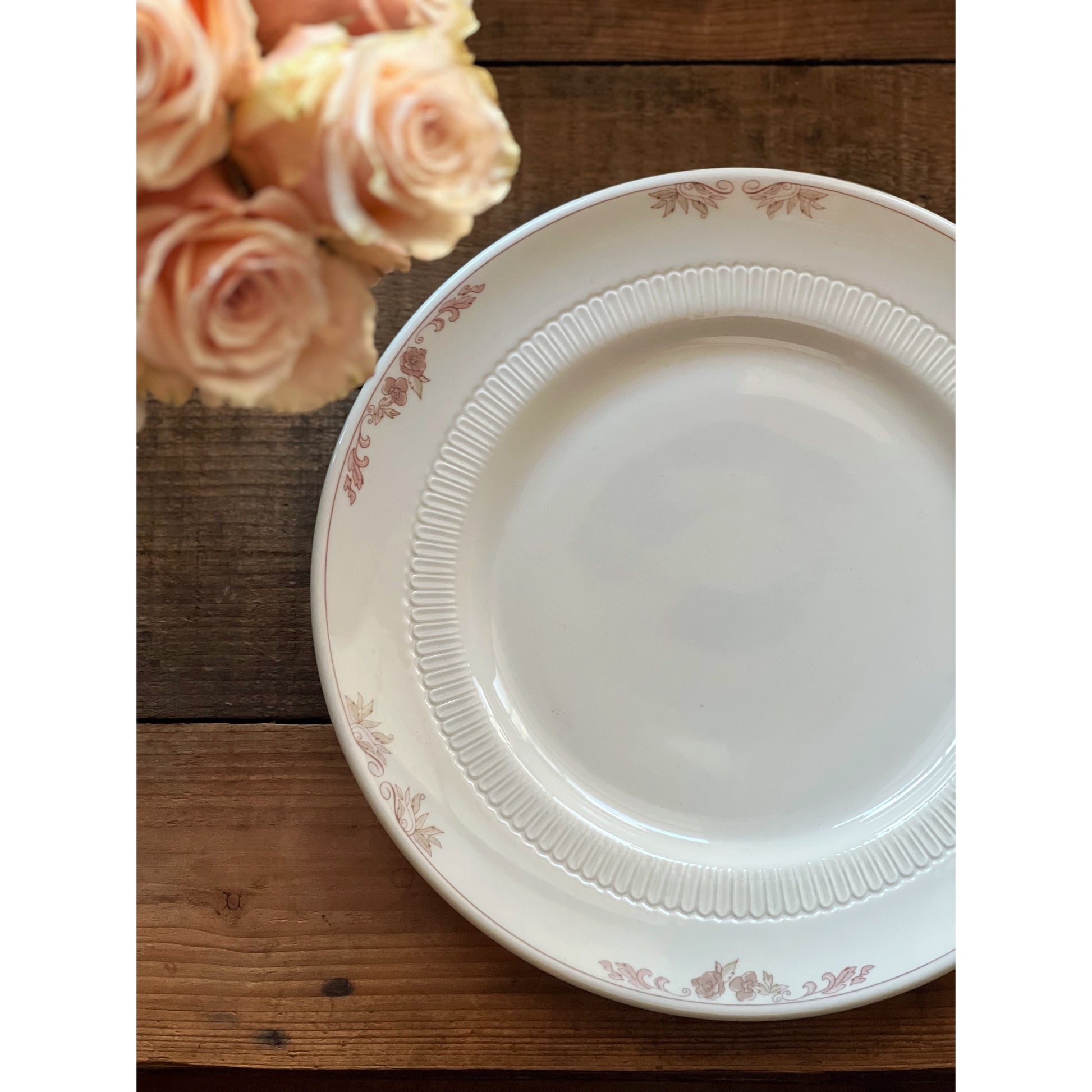Vintage Syracuse China Floral Luncheon Plate
