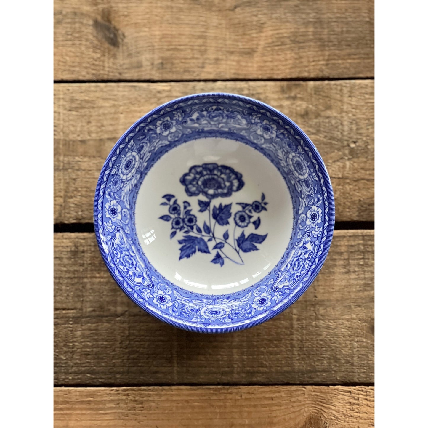Queen's Rosemont Blue Cereal Bowl