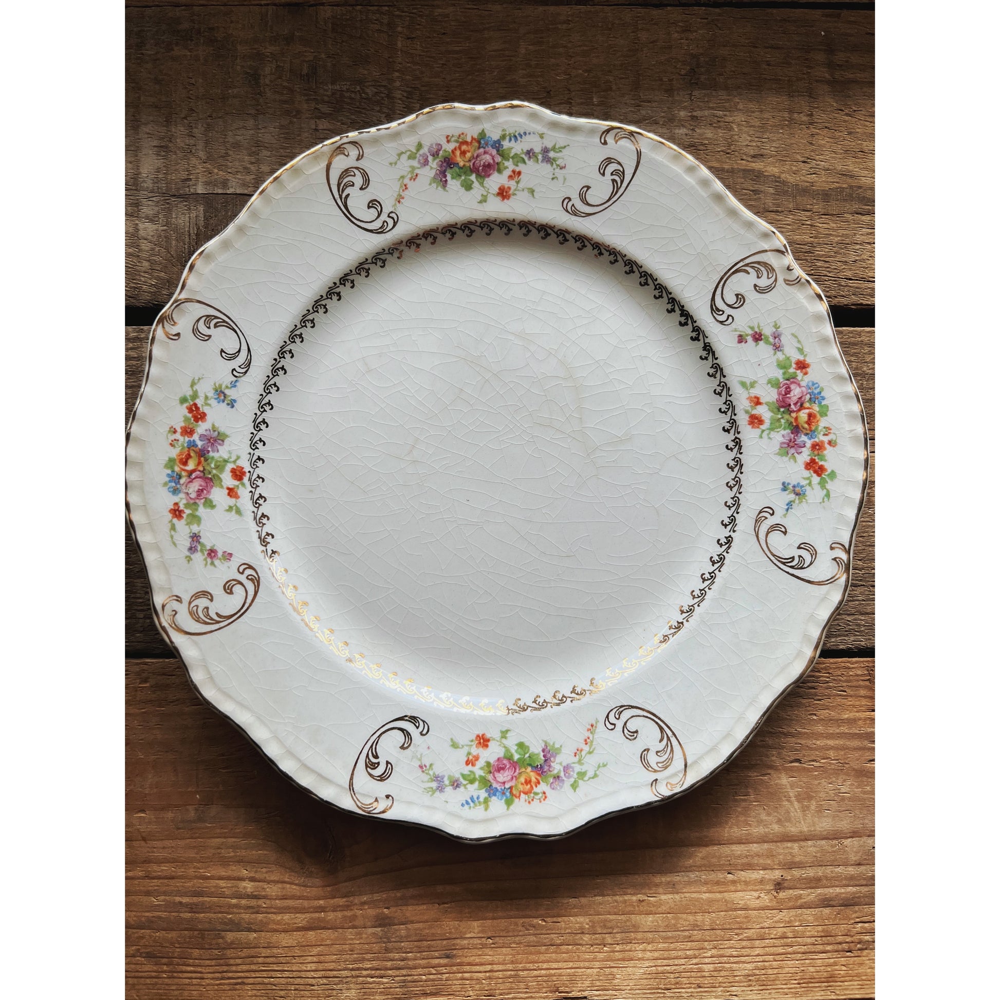 Vintage Steubenville Ivory Salad Plate