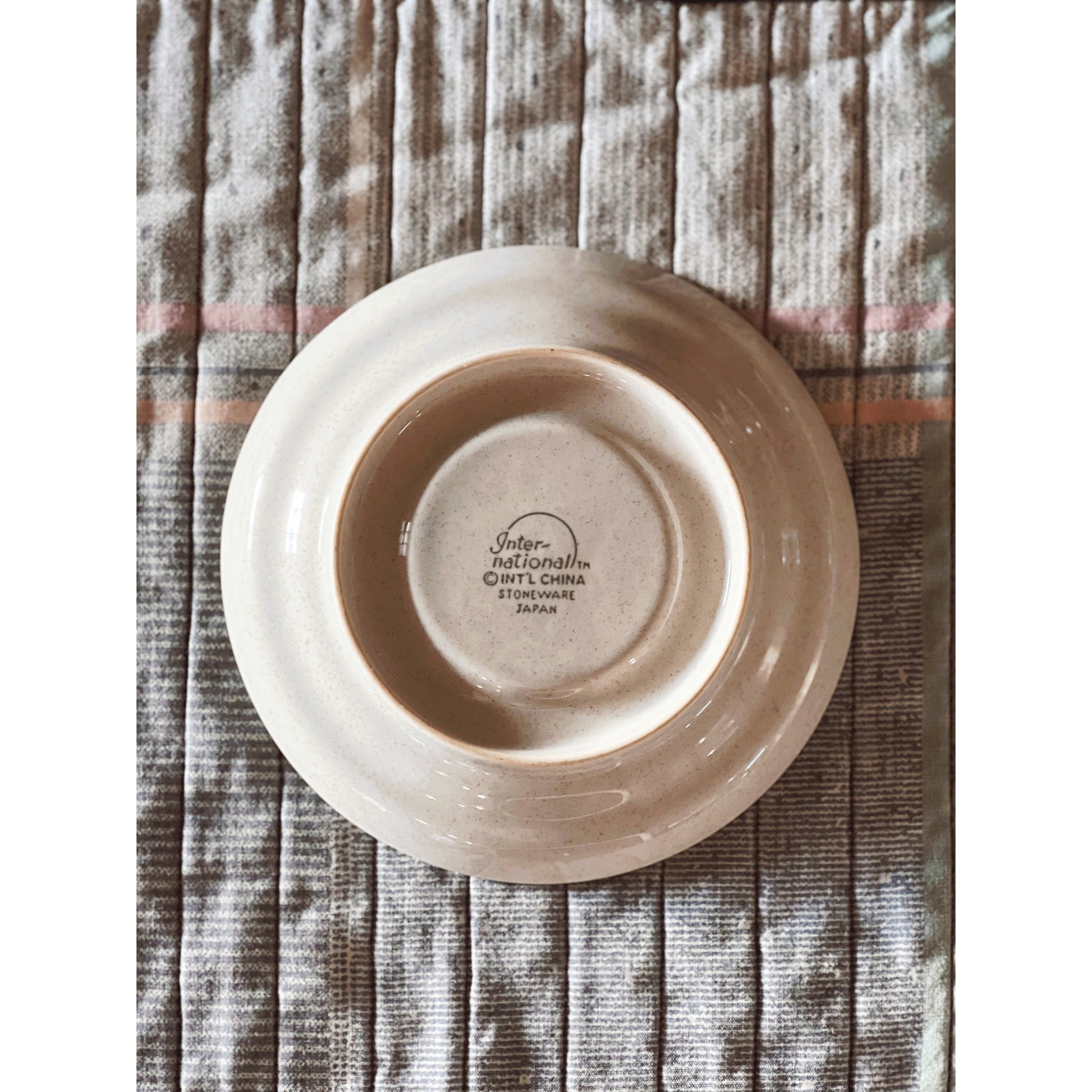 International Tableworks American Patchwork Saucer Set of 2 