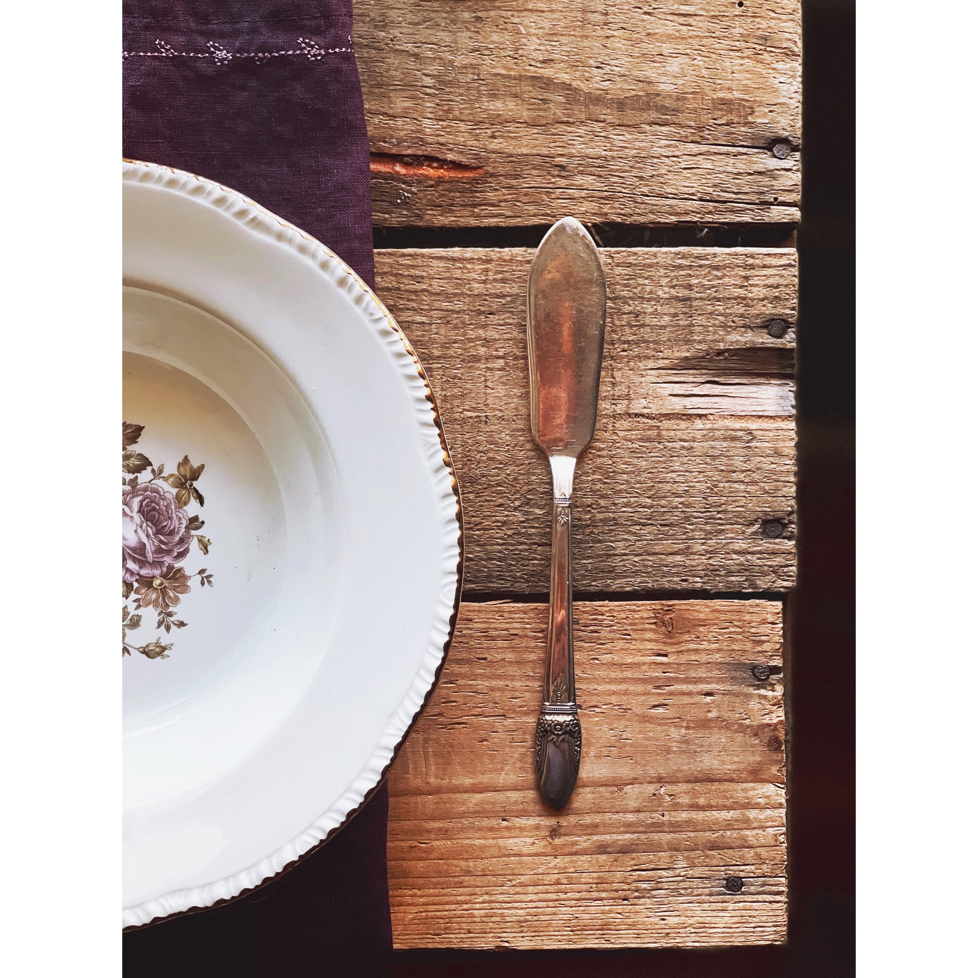 Rogers First Love Silver Plate Butter Knife