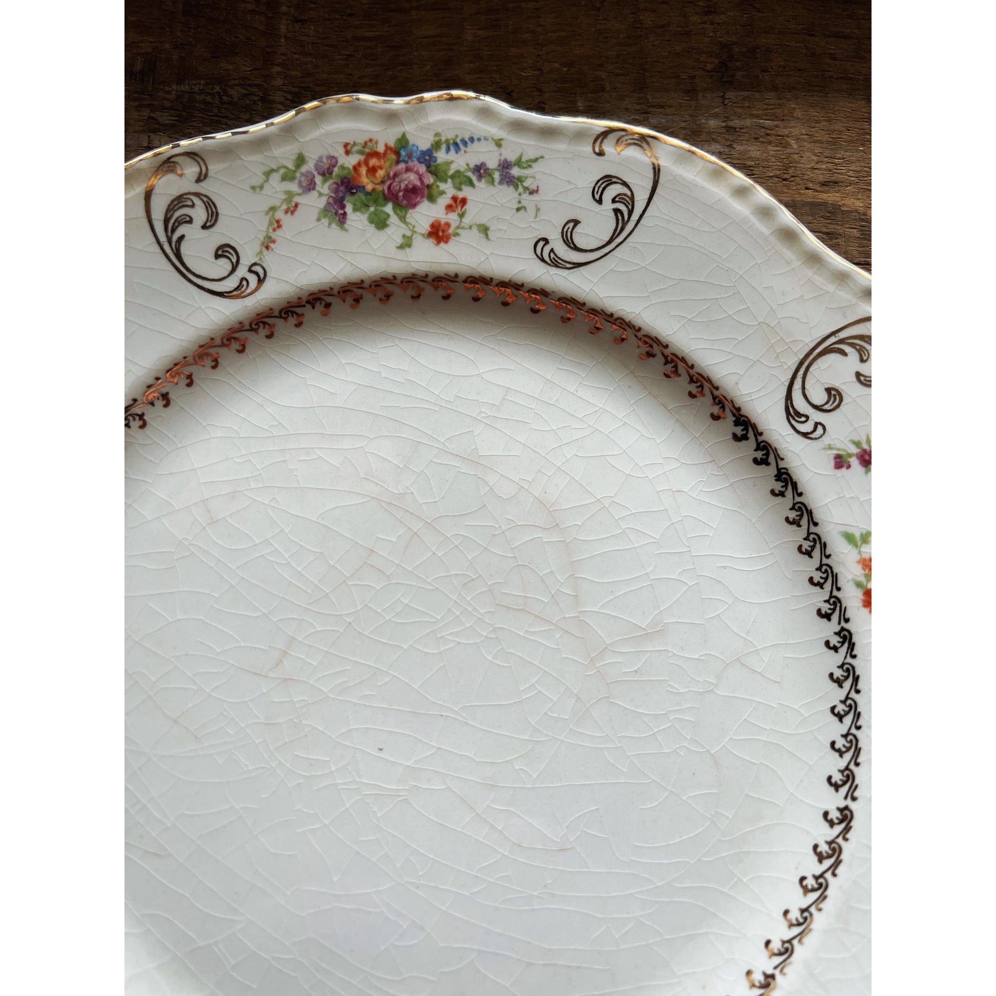 Vintage Steubenville Ivory Salad Plate