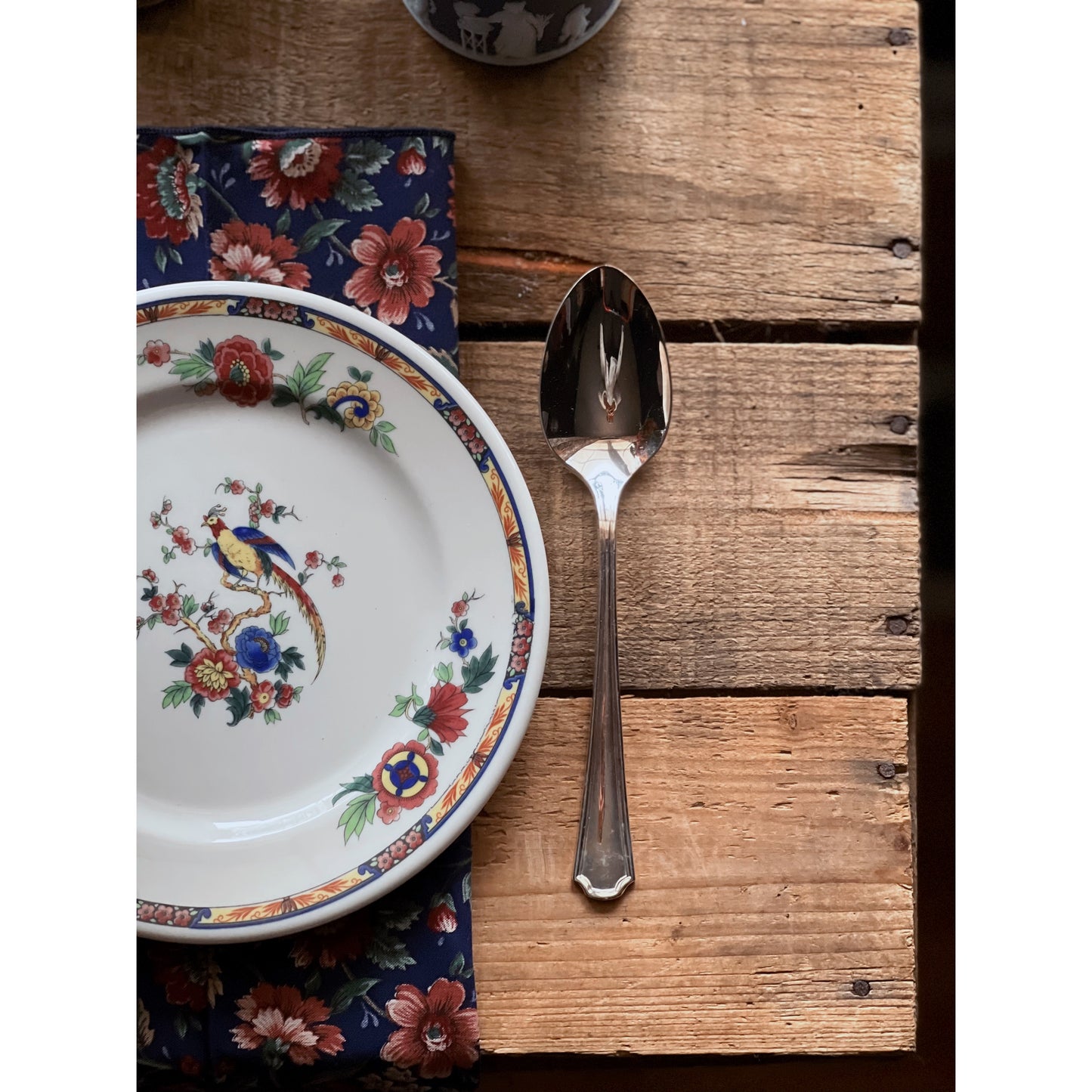 Vintage Oneida Clairhill - Fairhill Silver Plate Oval Soup Spoon