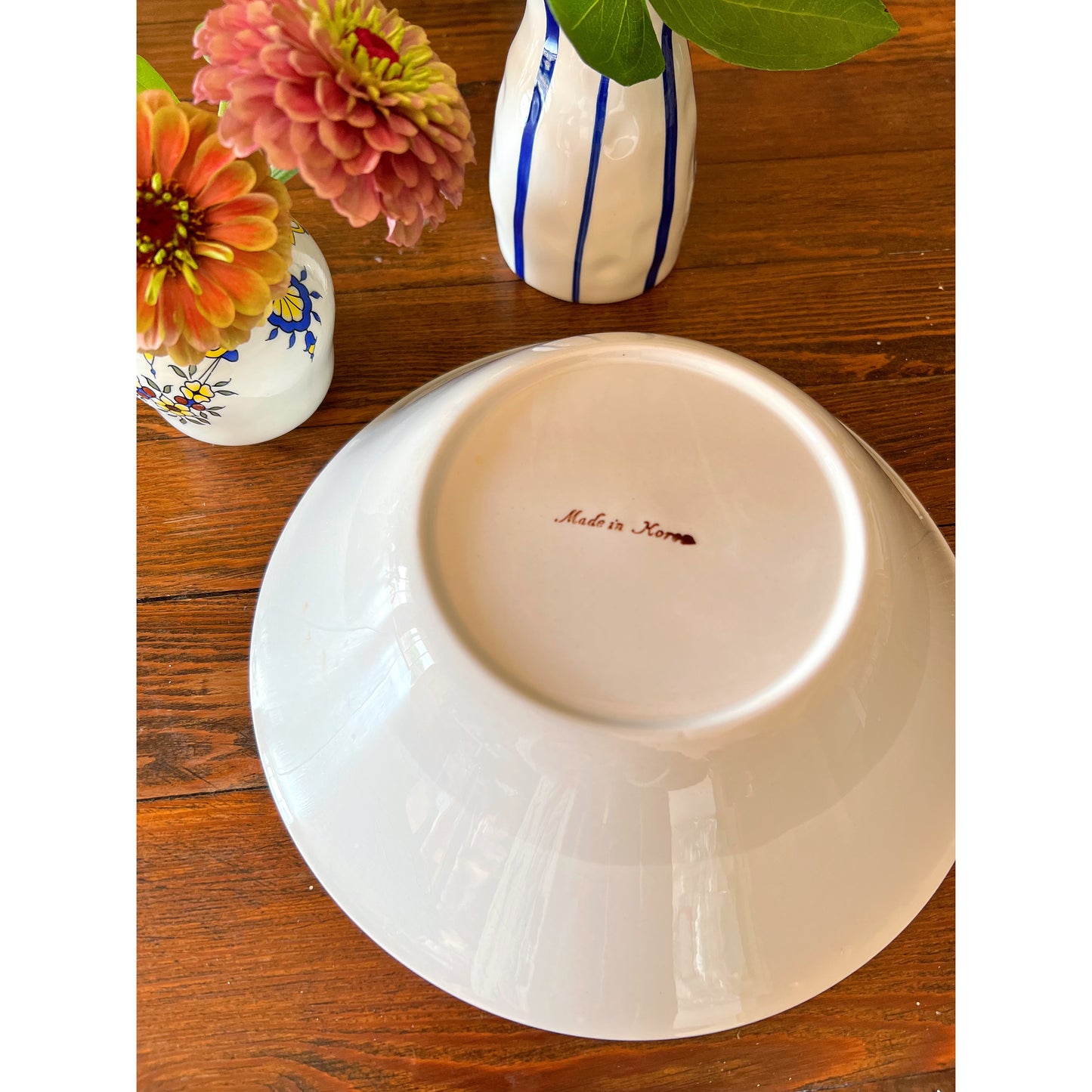 Vintage Round Serving Bowl