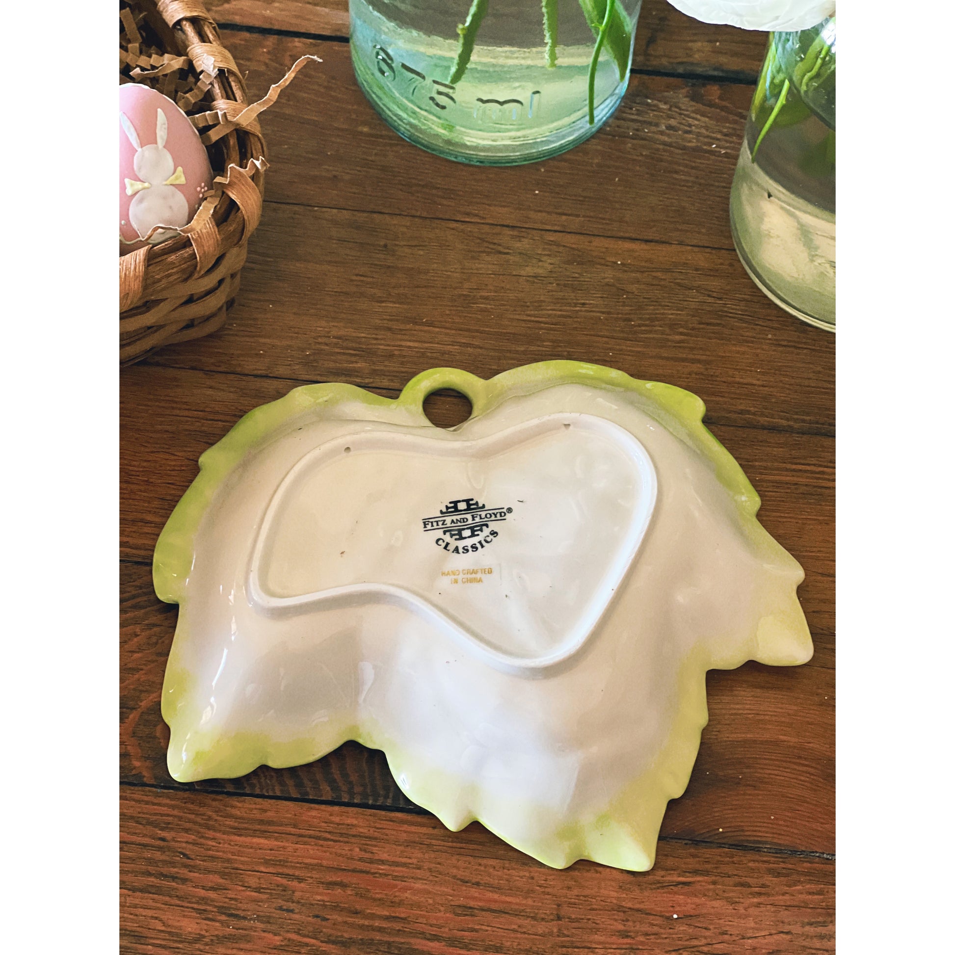 Vintage Fitz & Floyd Leaf Dish