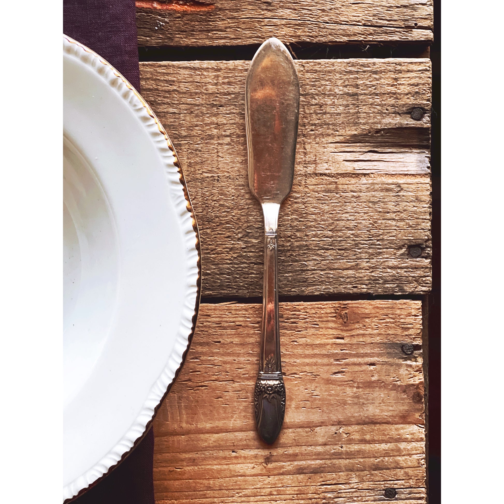Rogers First Love Silver Plate Butter Knife