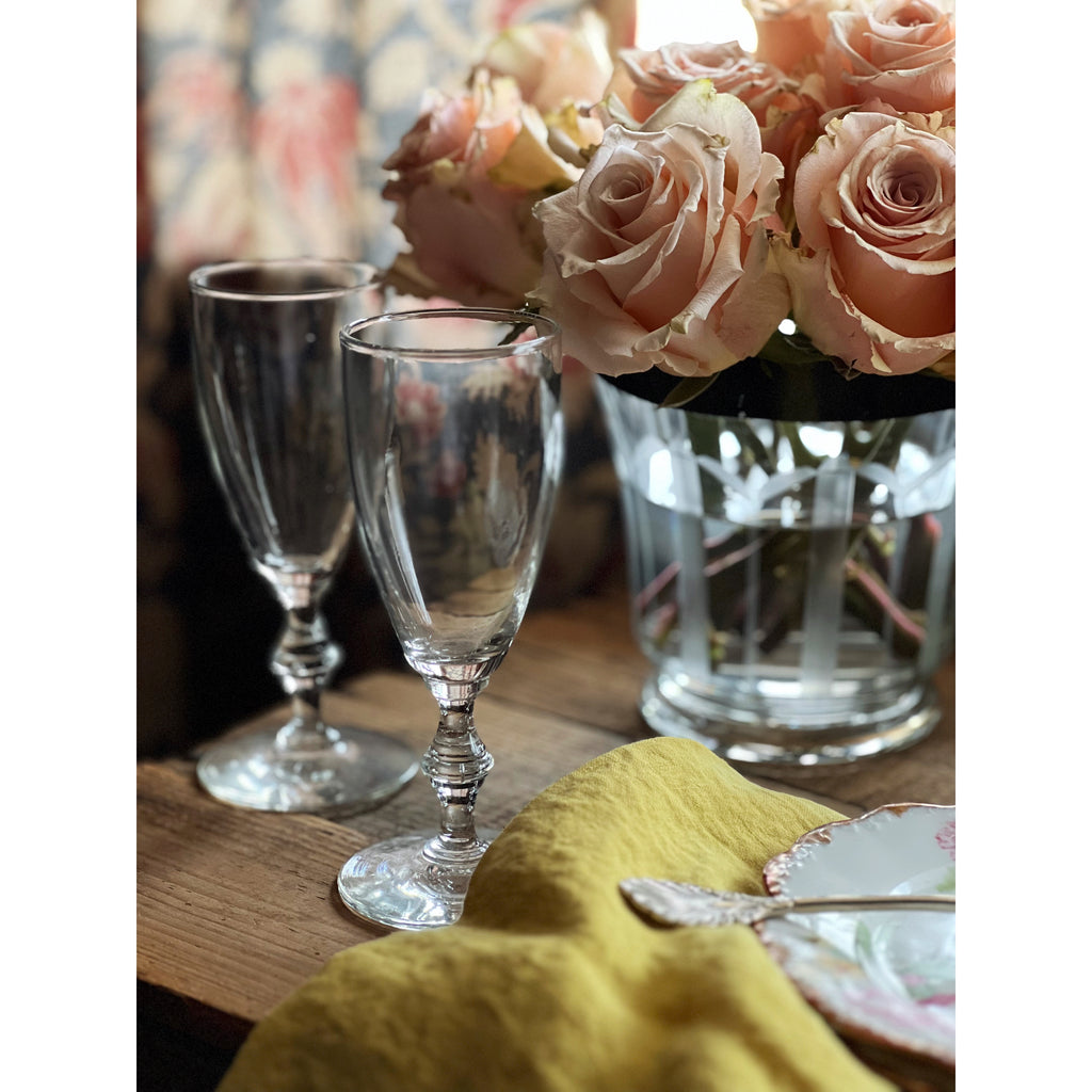 Vintage Bamboo Stem Champagne Flute