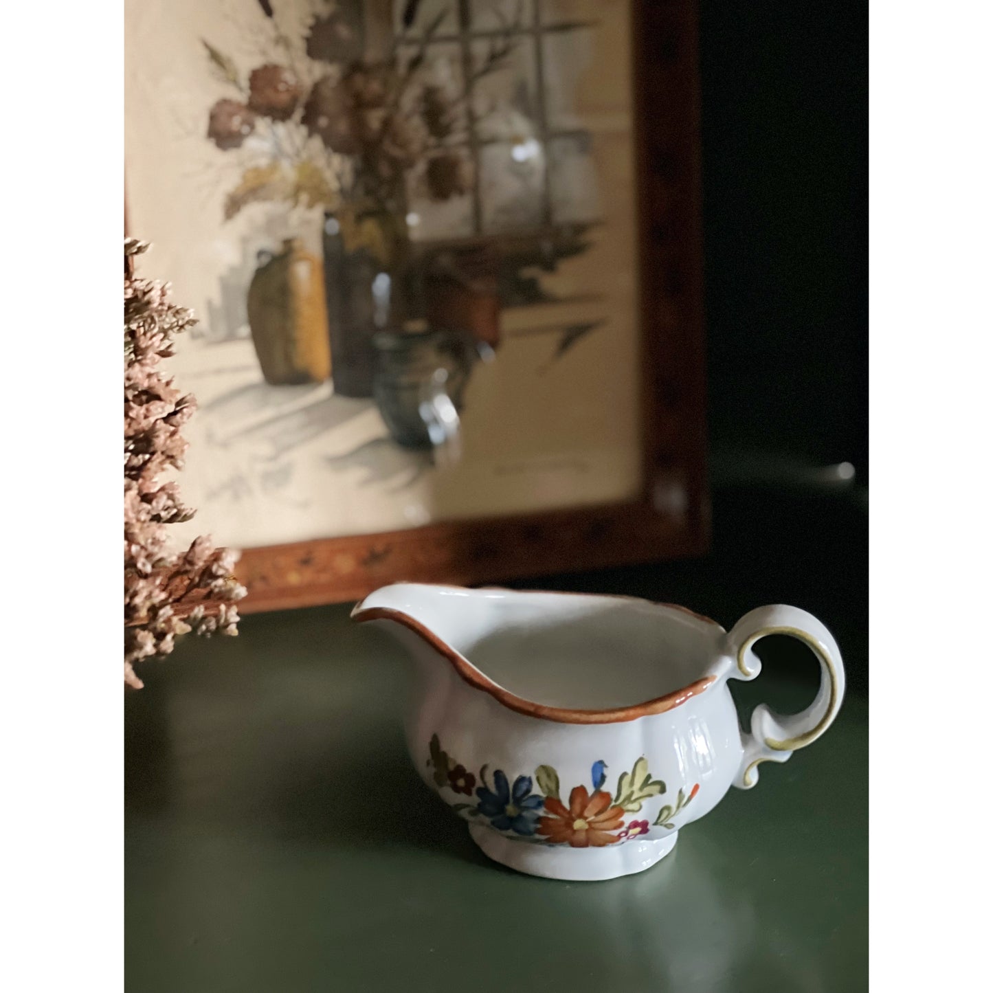 Hand Painted Vintage Metlox Creamer by Vernon Ware