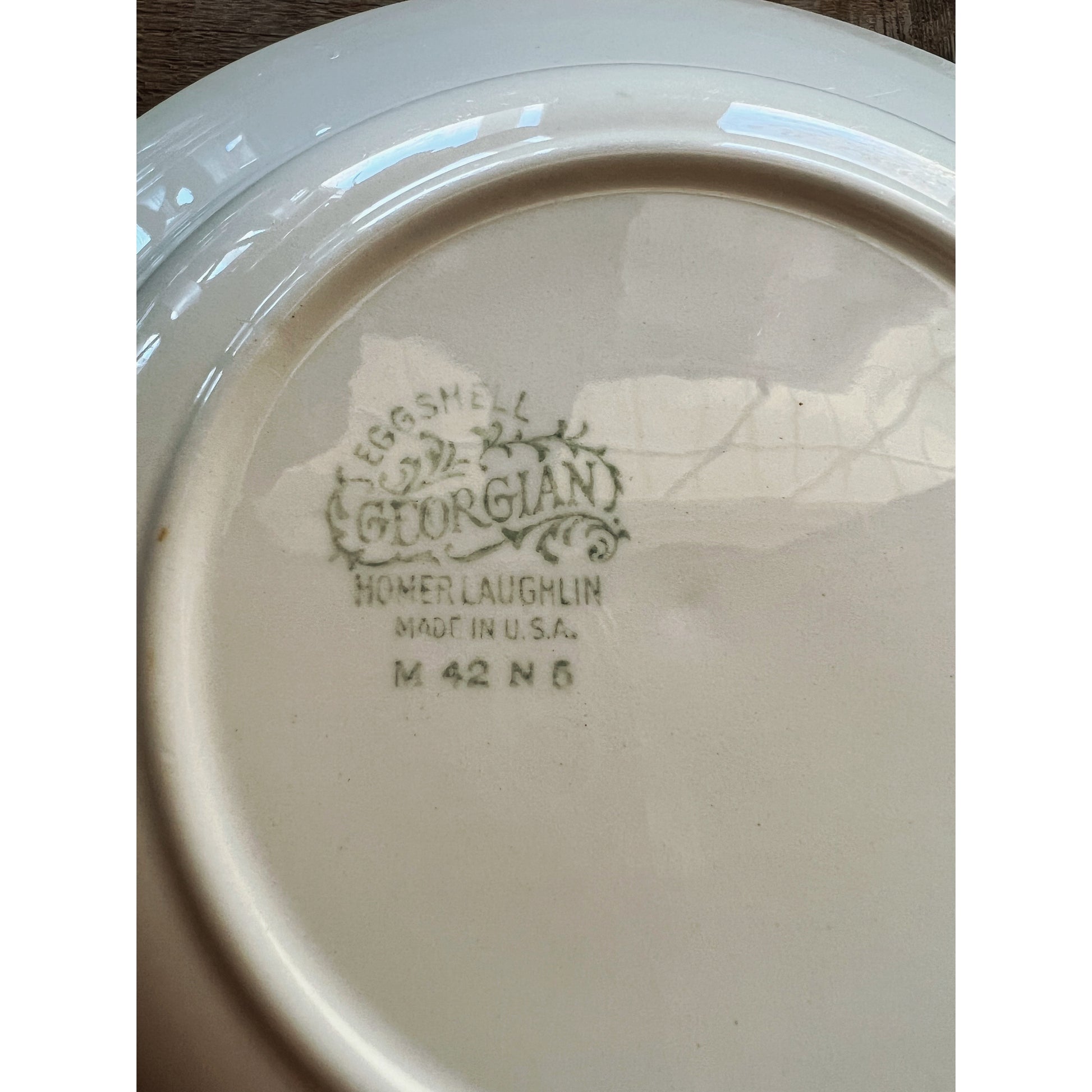 Set of 4 Vintage Homer Laughlin Eggshell Georgian Countess Soup Bowls