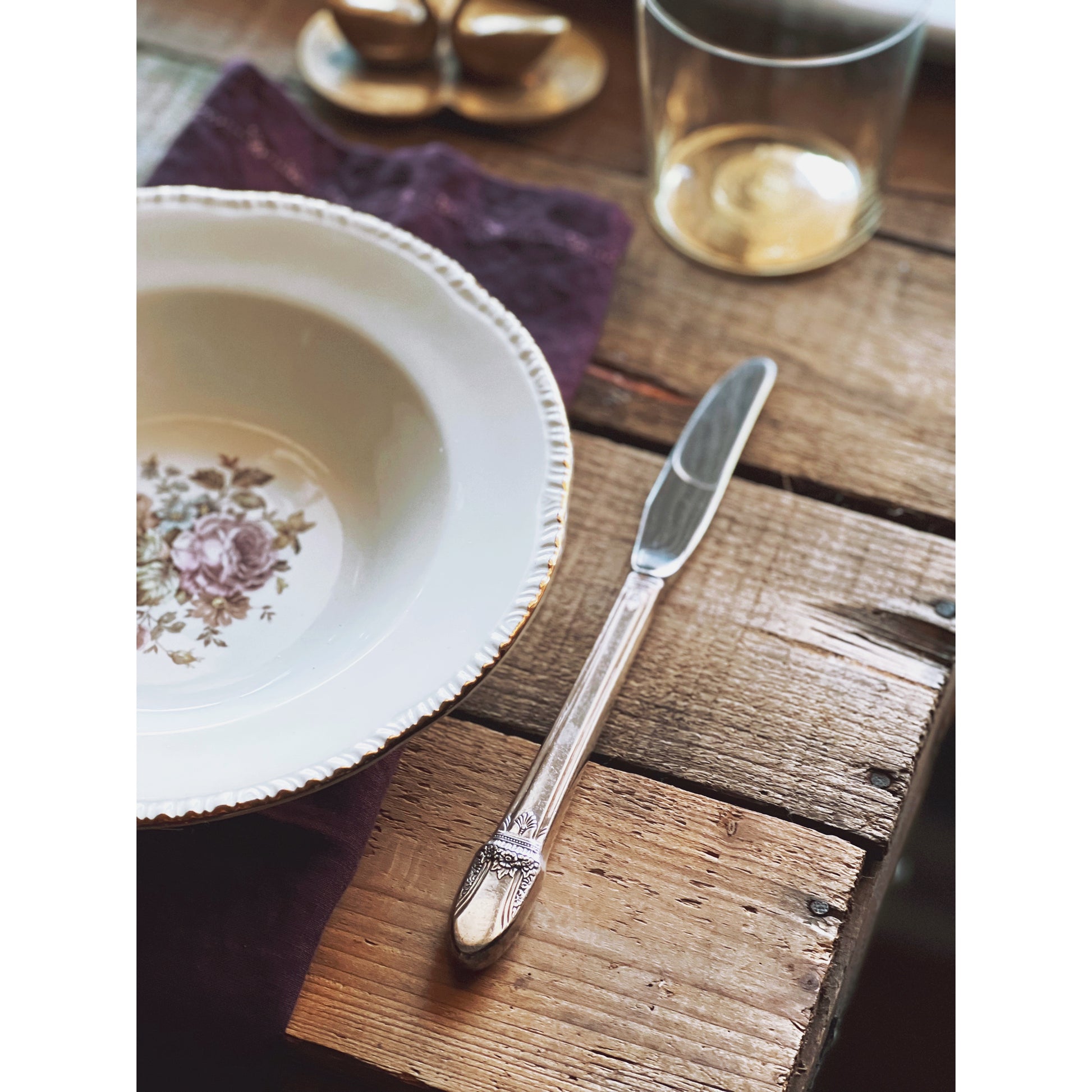 Rogers First Love Silver Plate Modern Hollow Knife