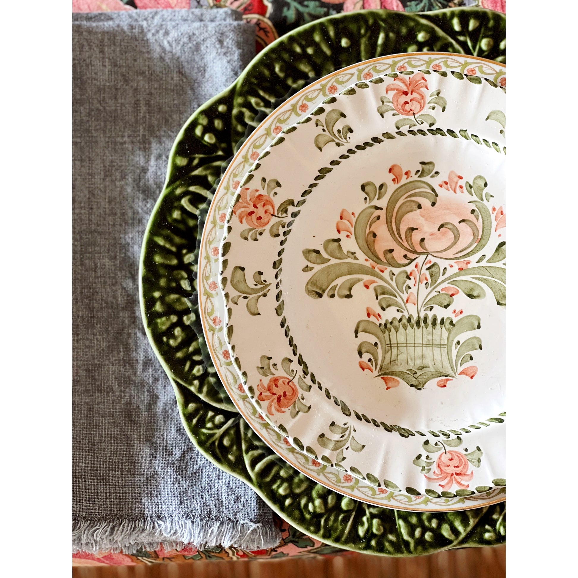Vintage PT Bavaria Floral Luncheon Plate