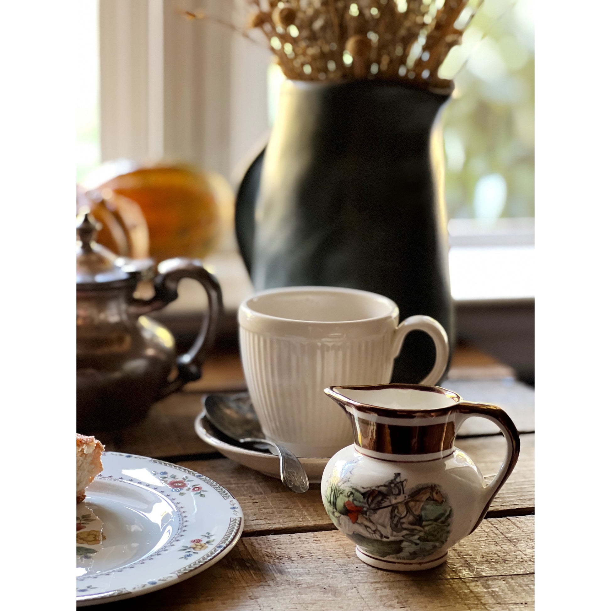Vintage Grays' Pottery Small Copper Lustreware Pitcher / Individual Creamer
