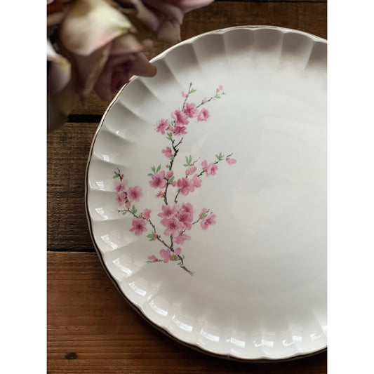 Vintage Cherry Blossom Dinner Plate