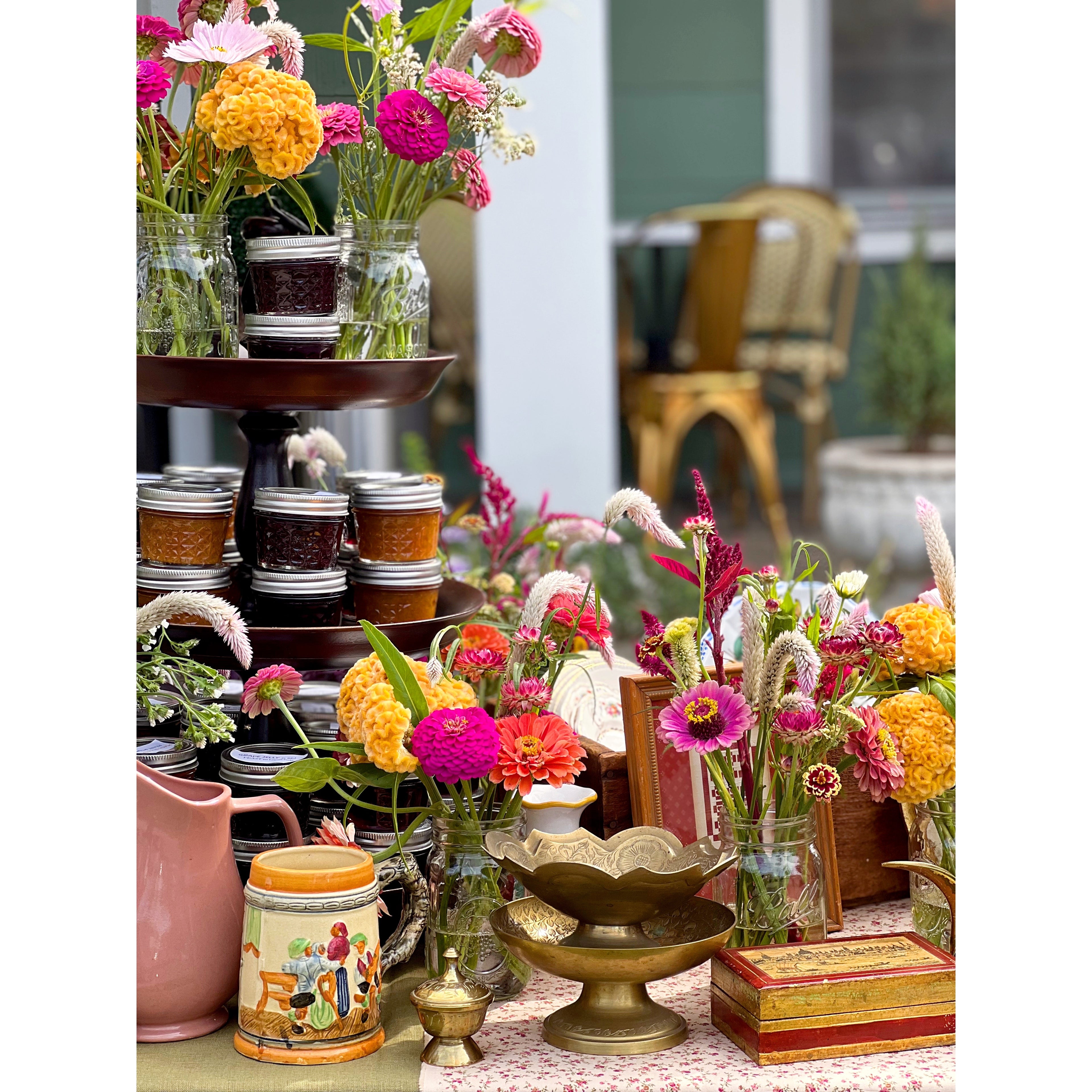 Hand Painted Vintage Tankard / Mug