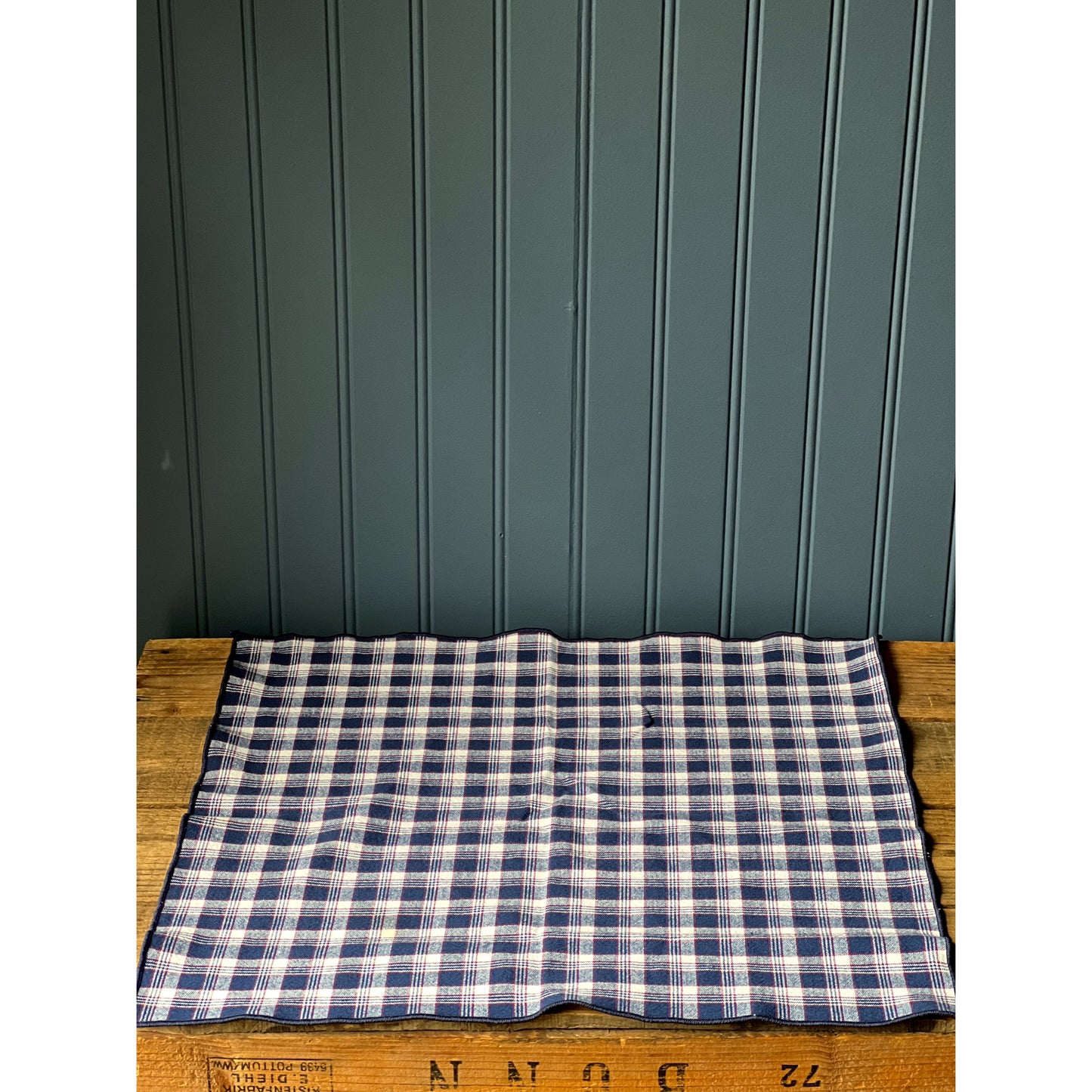 Set of 4 Vintage Plaid Napkins