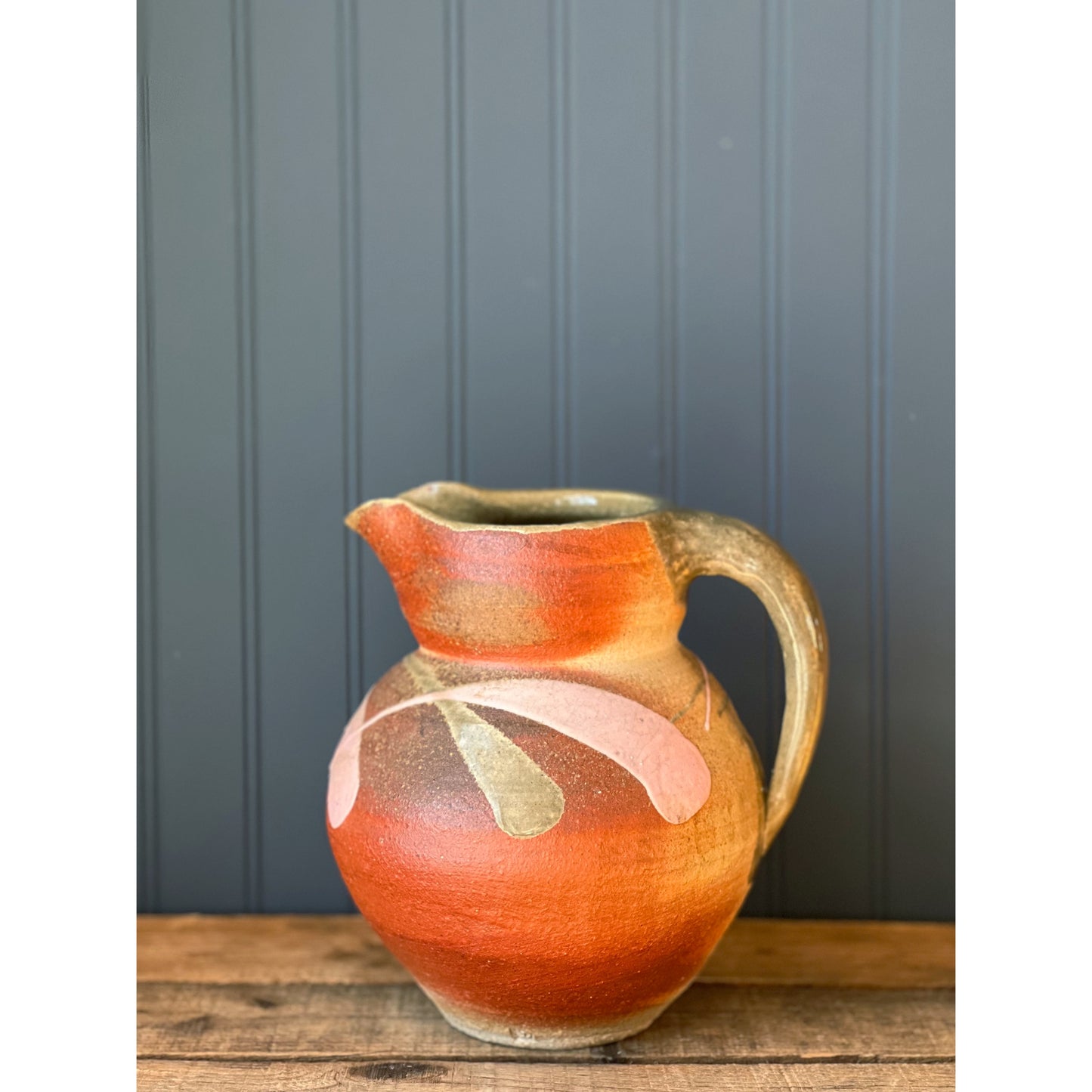 Vintage Earthenware Pitcher