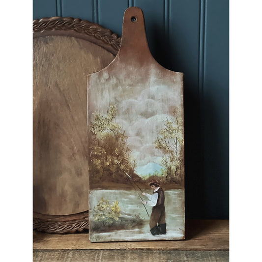 Hand Painted Vintage Cutting Board