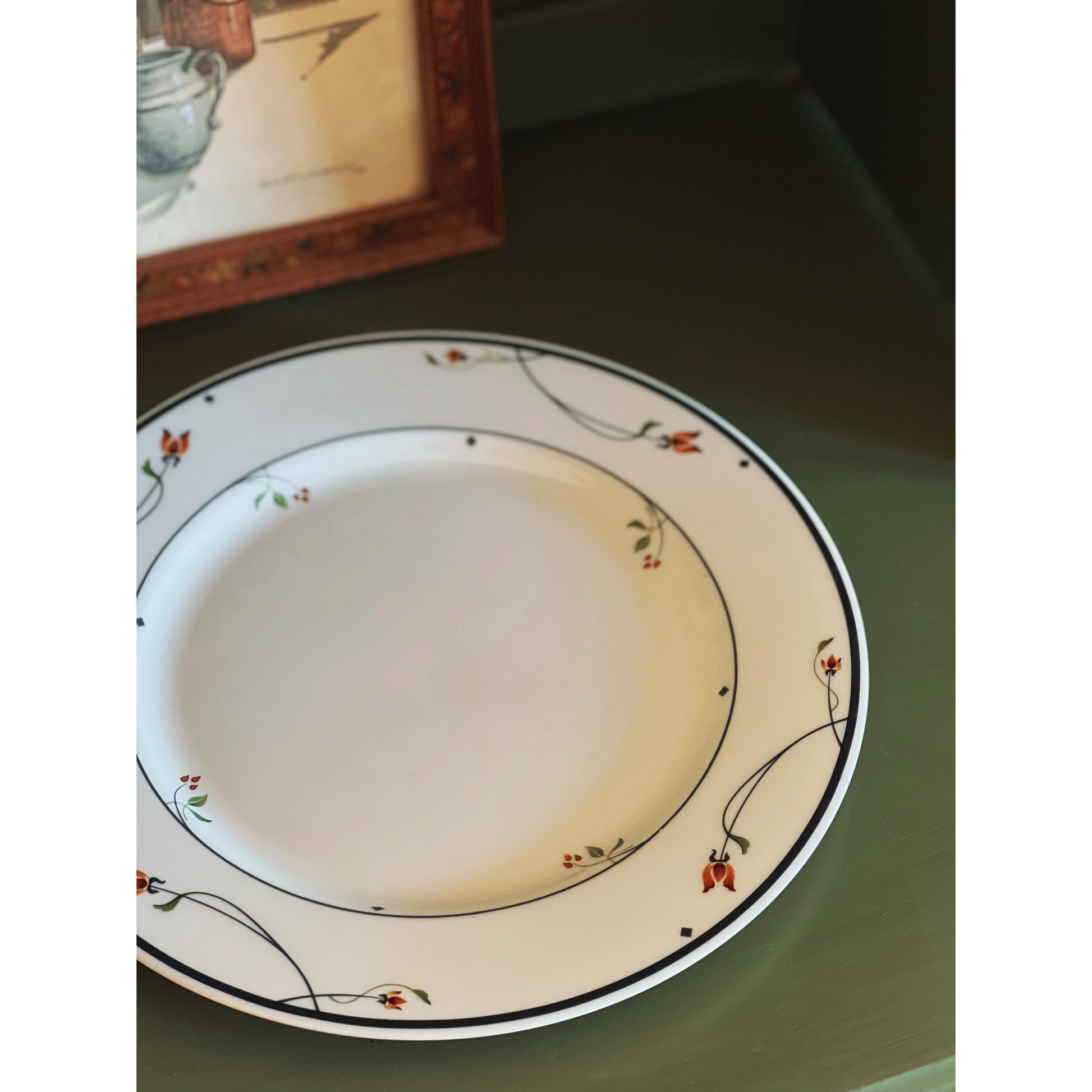 Set of 4 Vintage Gorham Ariana Town & Country Dinner Plates