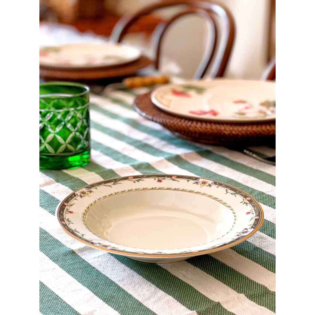 Vintage Mikasa Spring Lyric Rimmed Soup Bowl