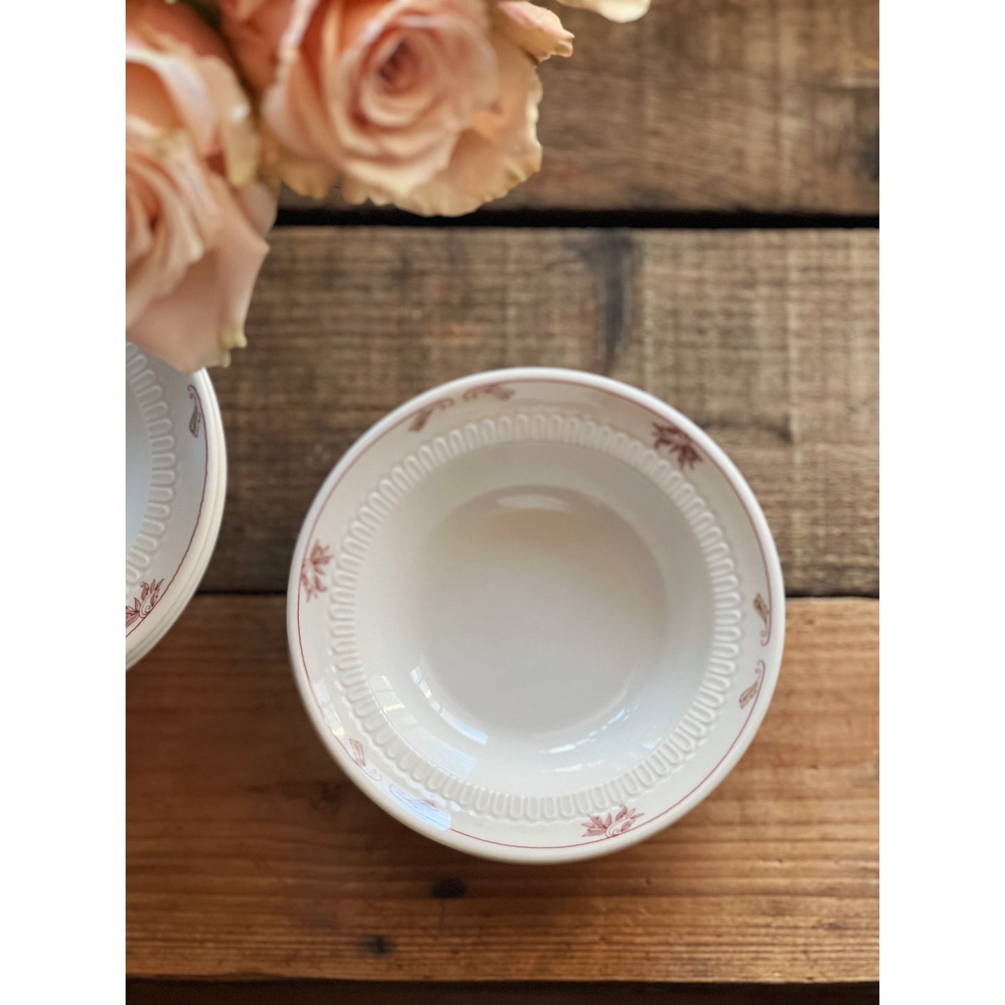 Vintage Syracuse China Floral Berry Bowl