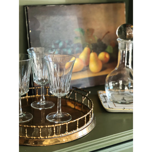 Vintage Cristal d'Arques-Durand Regency Wine Glass