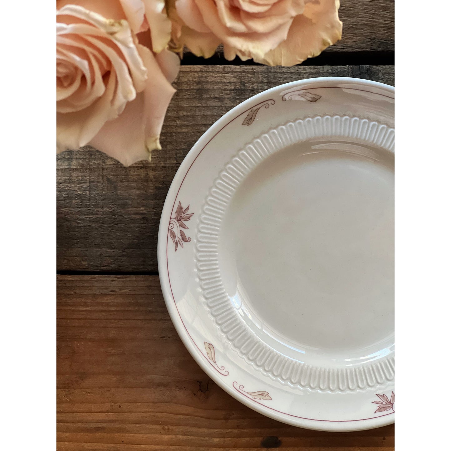 Vintage Syracuse China Floral Dessert Plate