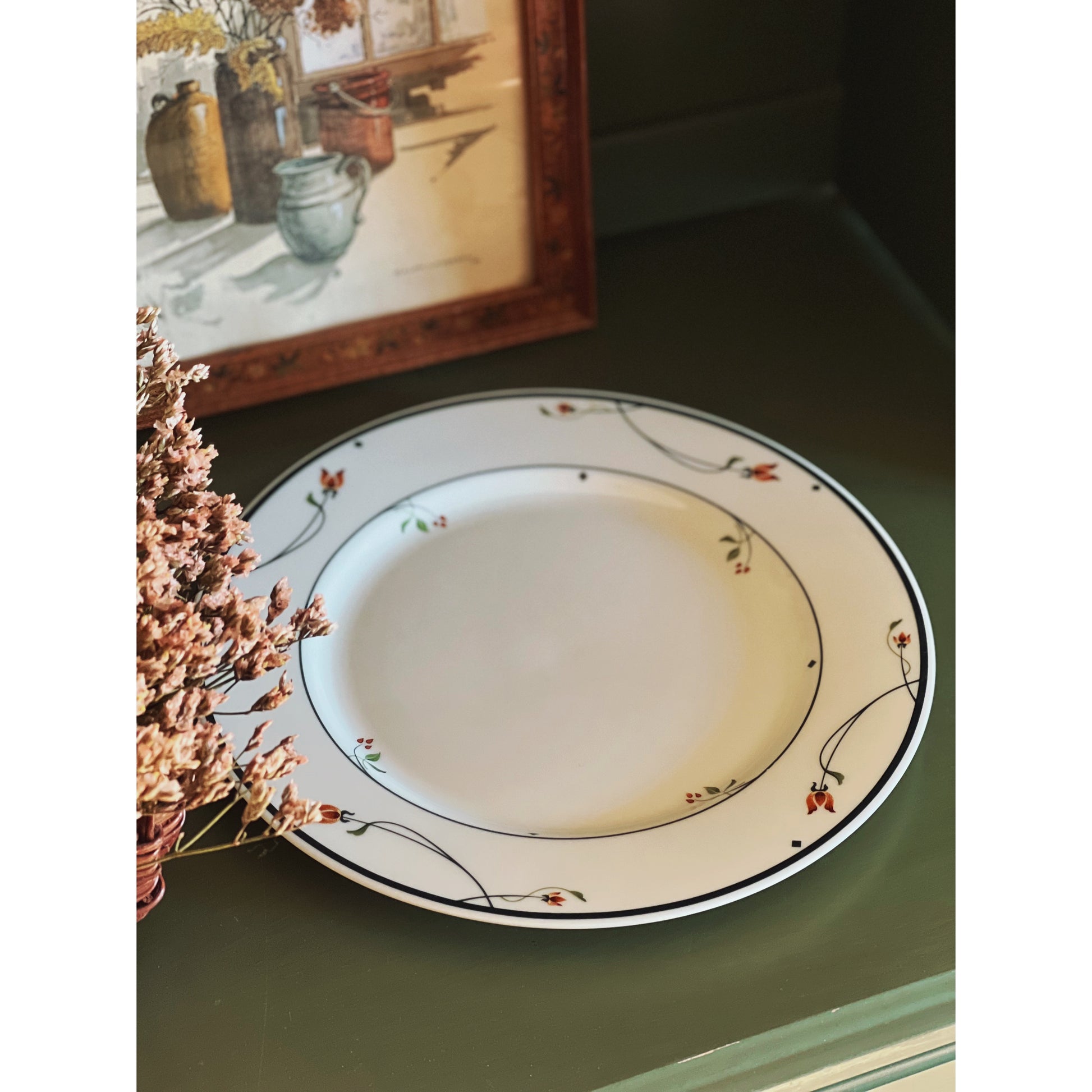 Set of 4 Vintage Gorham Ariana Town & Country Dinner Plates