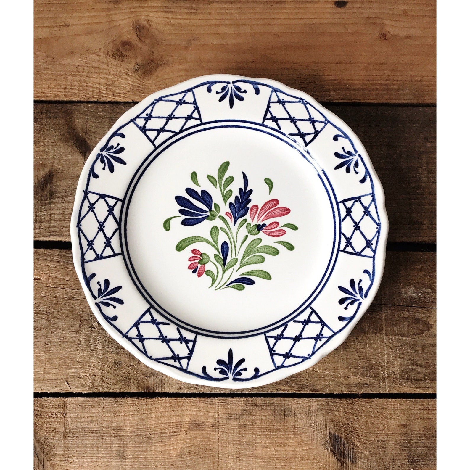 Vintage Johnson Brothers Provincial Ironstone Salad Plate / Dessert Plate