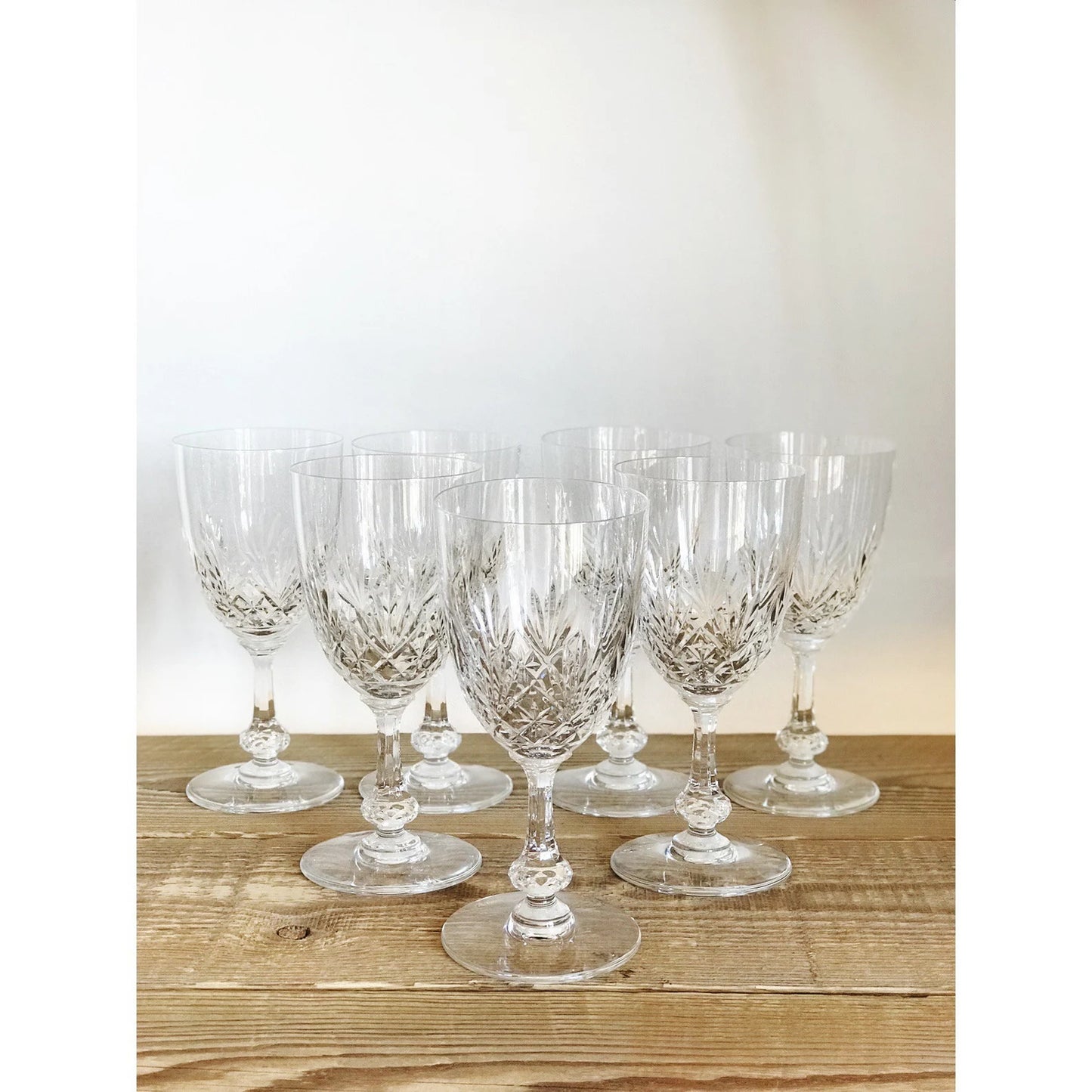 St. Louis France Cristal Massenet Water Goblet / Wine Glass