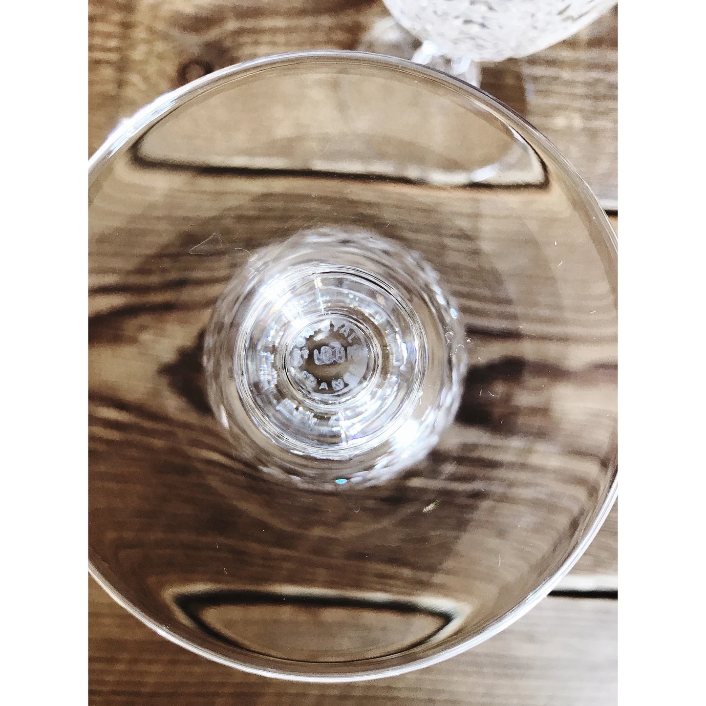 St. Louis France Cristal Massenet Water Goblet / Wine Glass