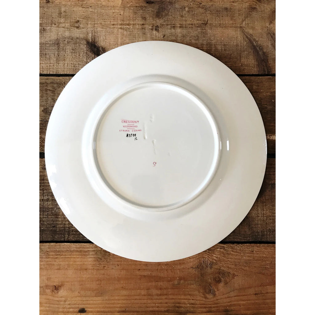 Vintage Wedgwood Crescent Dinner Plate
