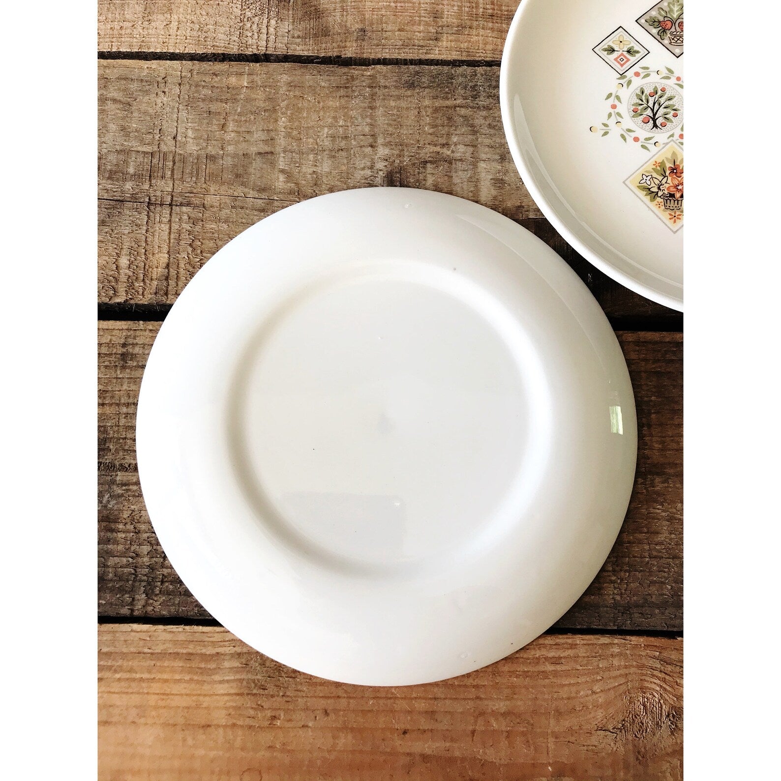 Vintage Taylor Smith Taylor Even Yours Brocatelle Salad Plate / Dessert Plate