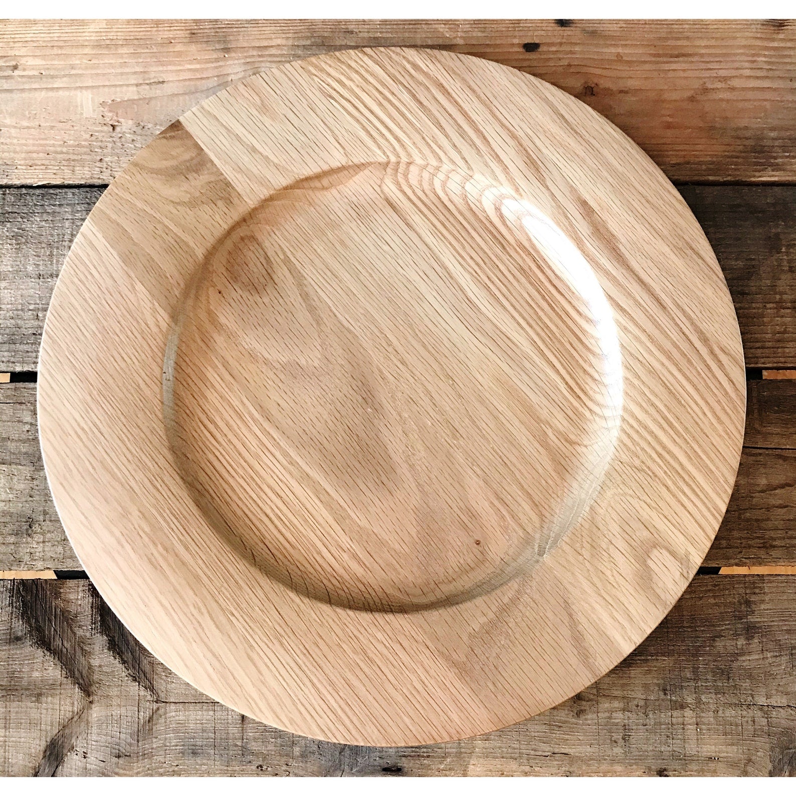 Wood Charger / Wood Tray / Round Wood Tray