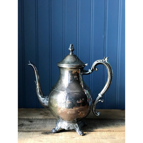 Vintage FB Rogers Silver Coffee Pot | Silver Plate Teapot 