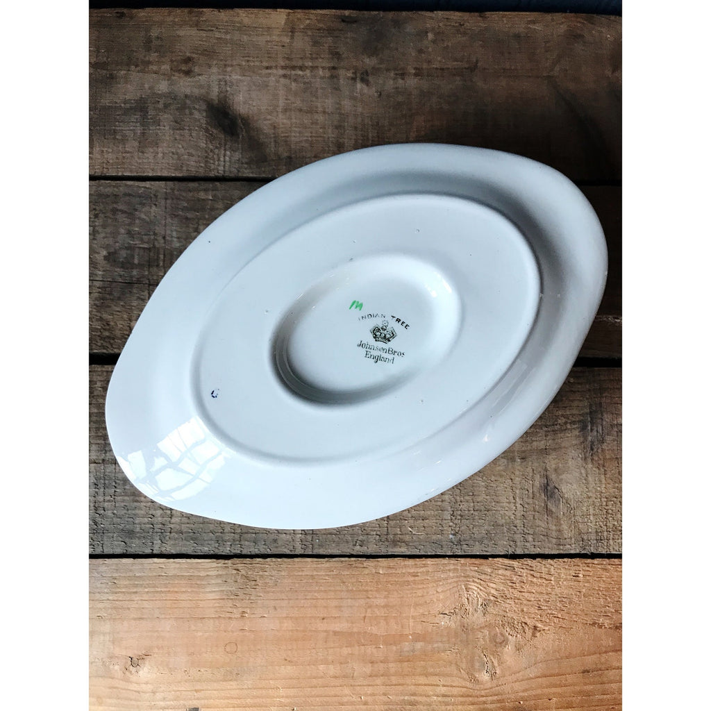 Vintage Johnson Brothers England Indian Tree Gravy Boat