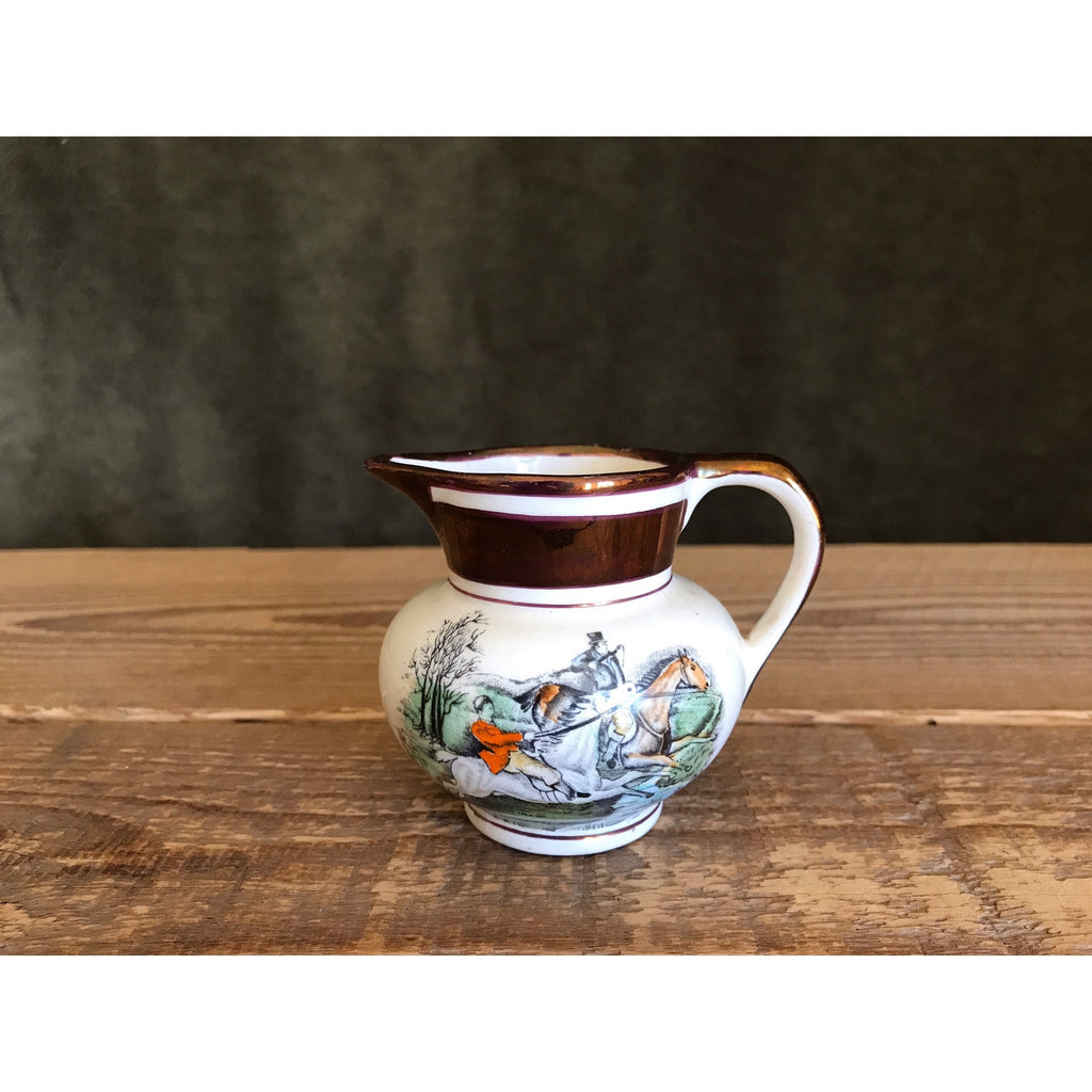 Vintage Grays' Pottery Small Copper Lustreware Pitcher / Individual Creamer