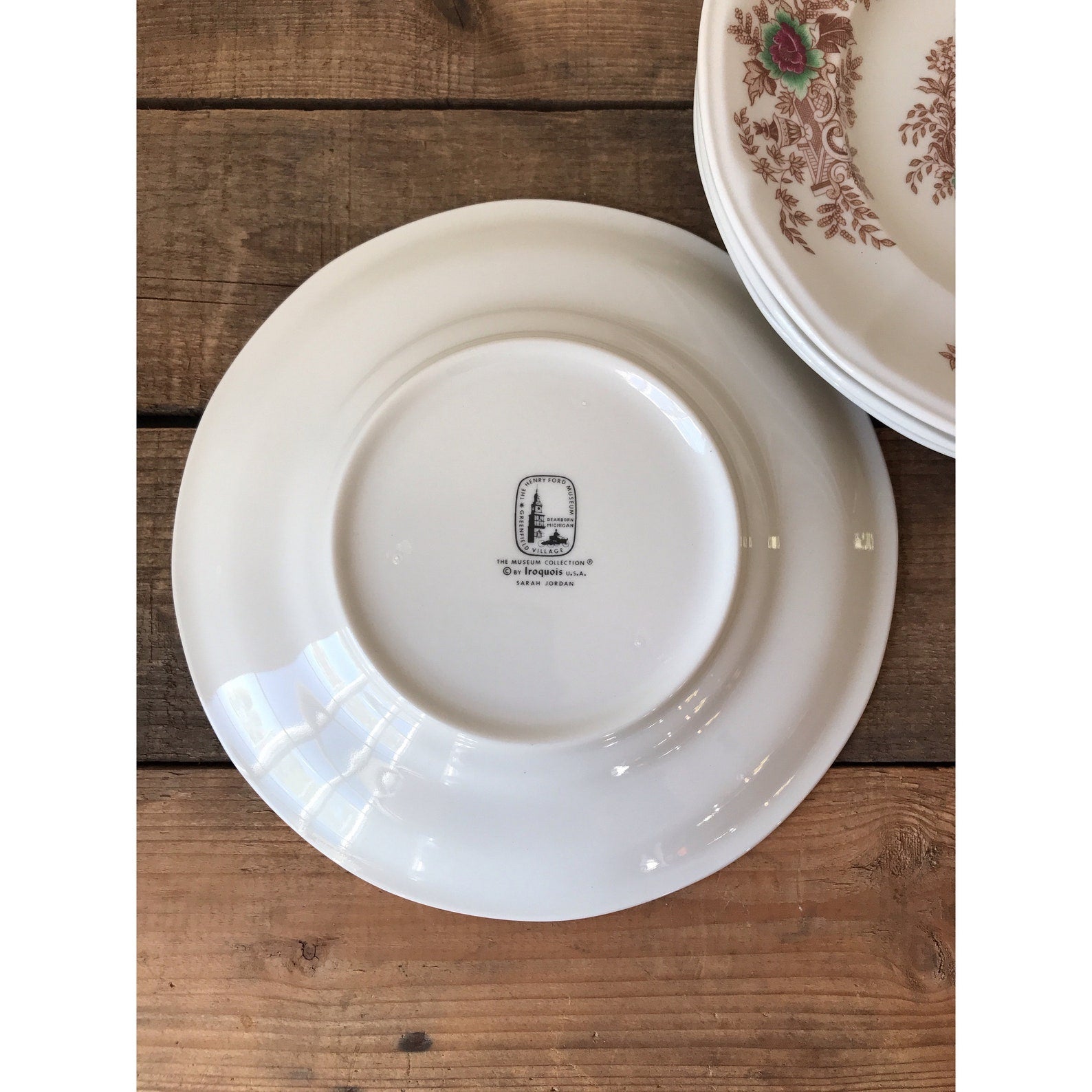 Henry Ford Museum Greenfield Village Salad Plates / Dessert Plates