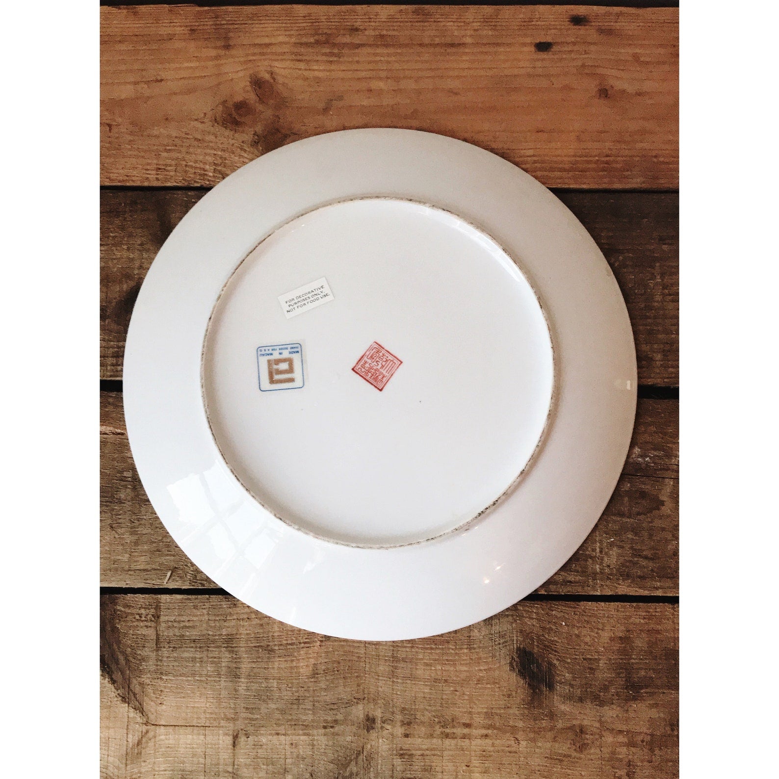 Decorative Vintage Porcelain Plate