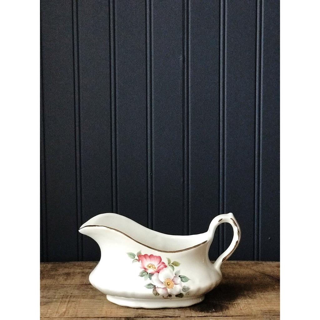 House of Webster Briar Rose Floral Saucier / Gravy Boat