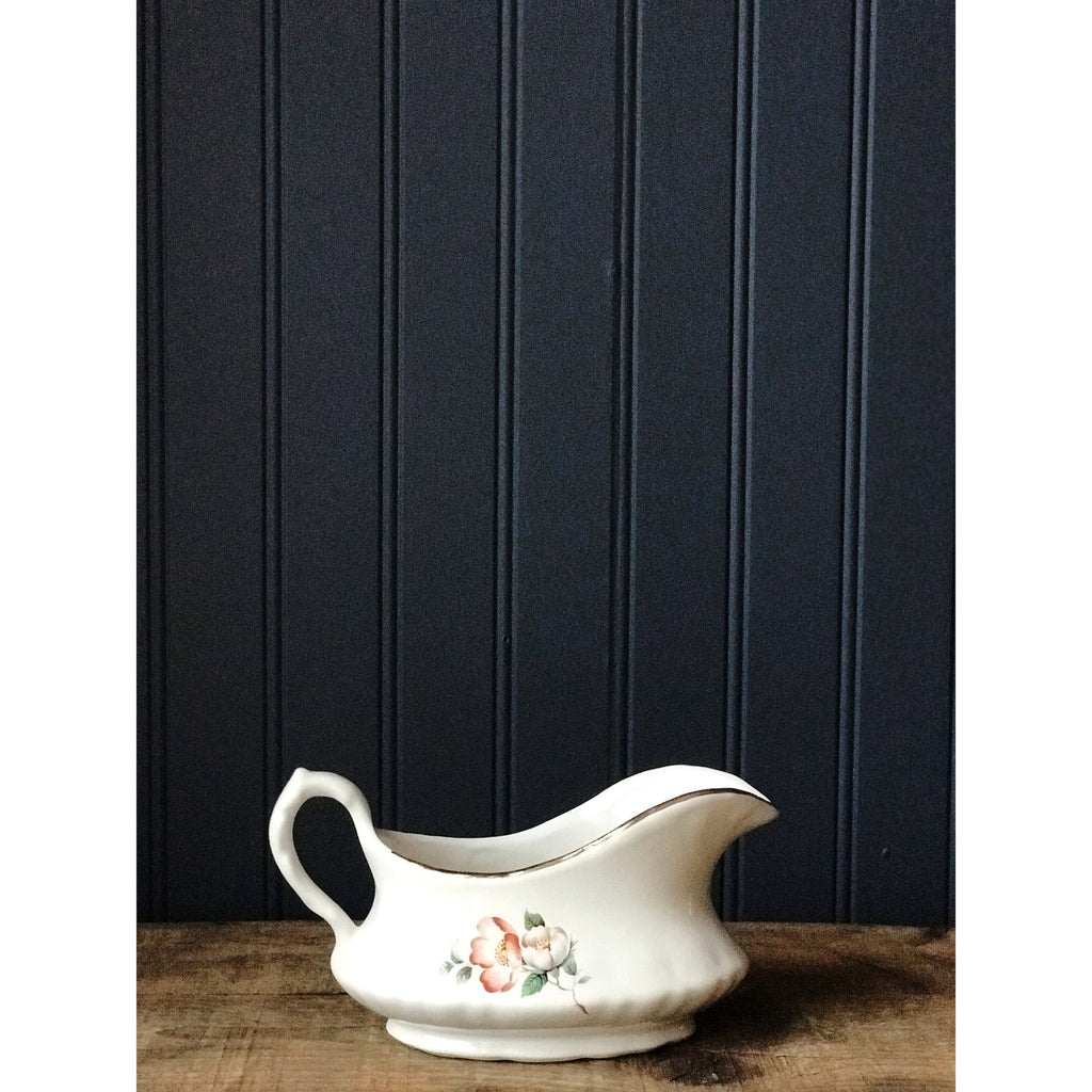 House of Webster Briar Rose Floral Saucier / Gravy Boat