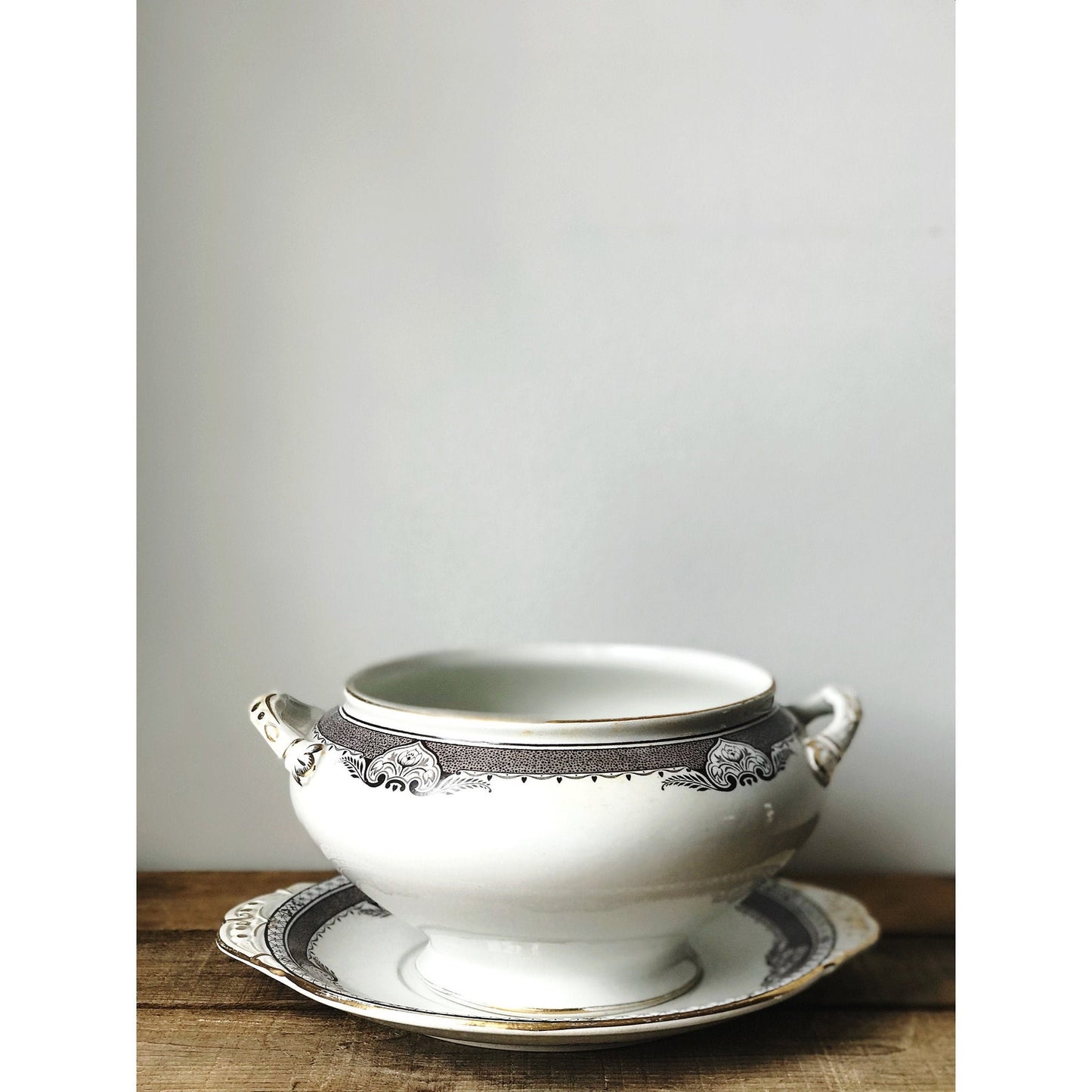 Burleighware Kenilworth Soup Tureen with Under Plate