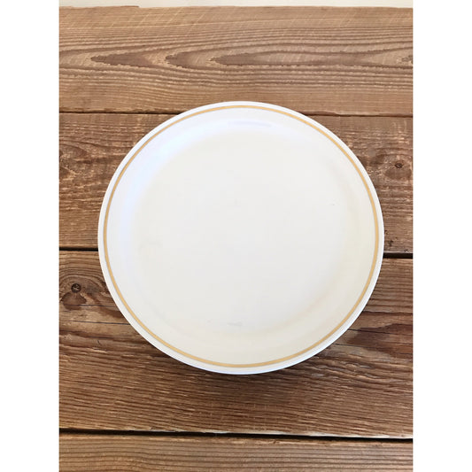 Set of 4 Mayer China Gold Banded Luncheon Plates