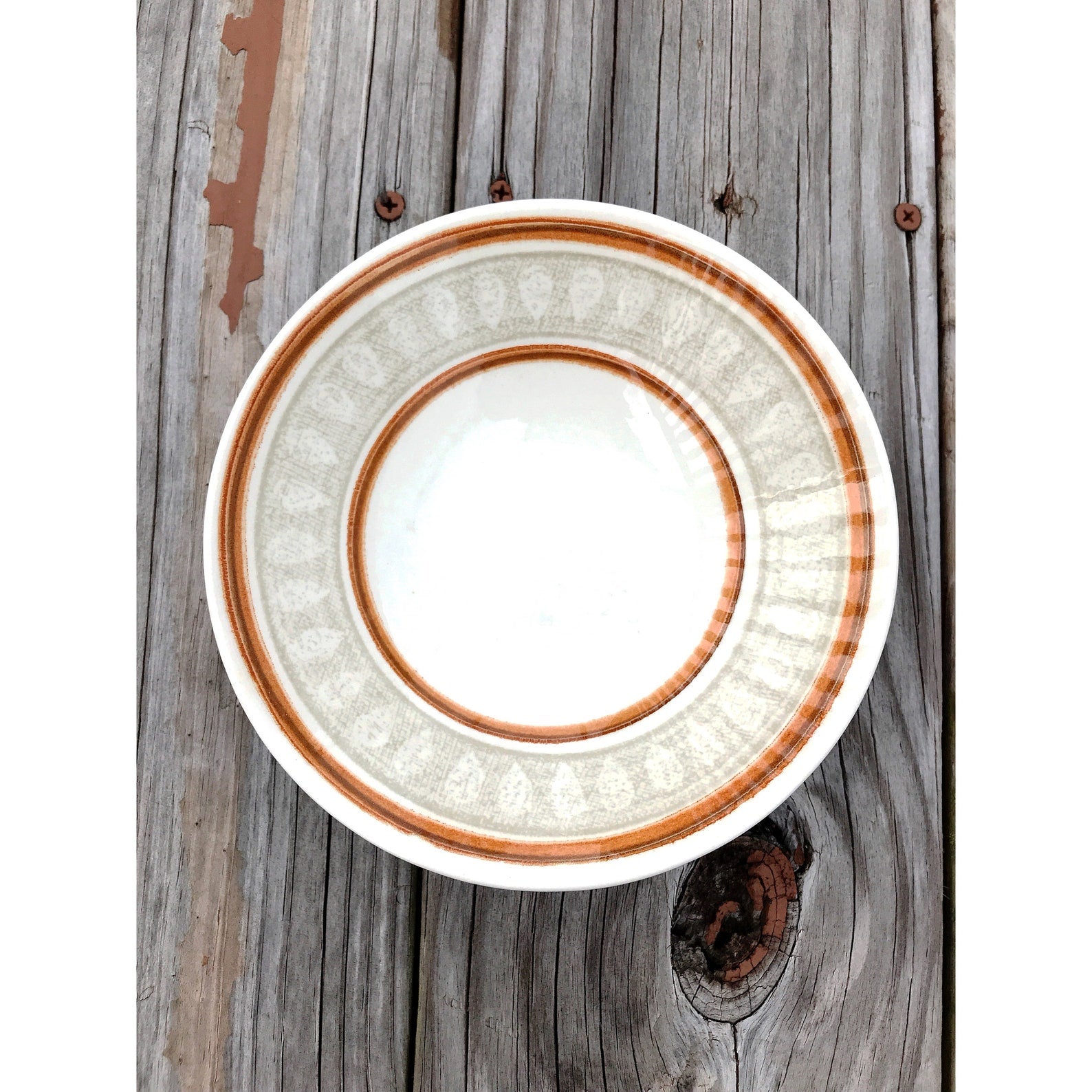Set of 4 Royal China Ironstone Mozambique Cereal Bowls